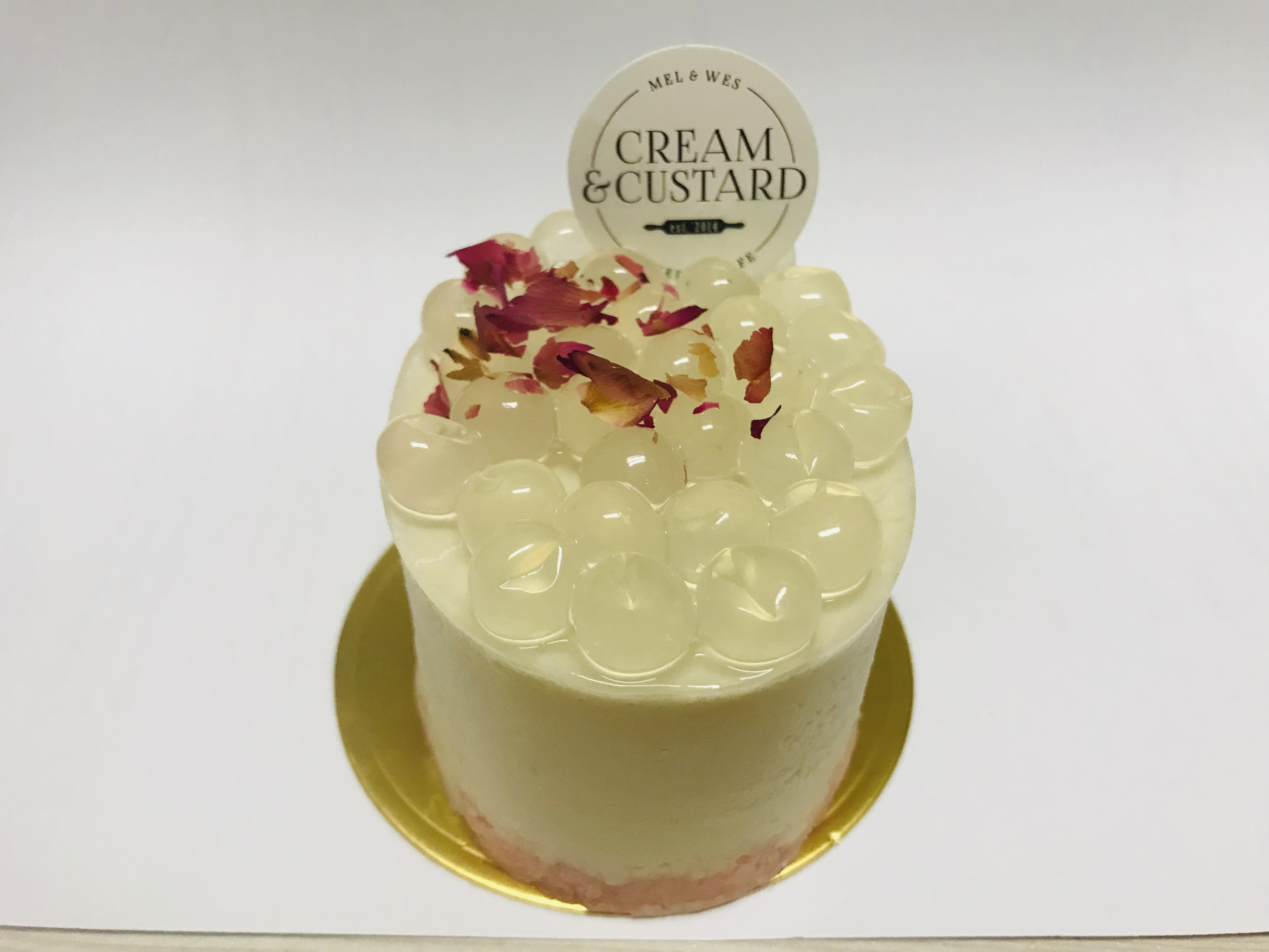 Cream & Custard - Lychee Rose