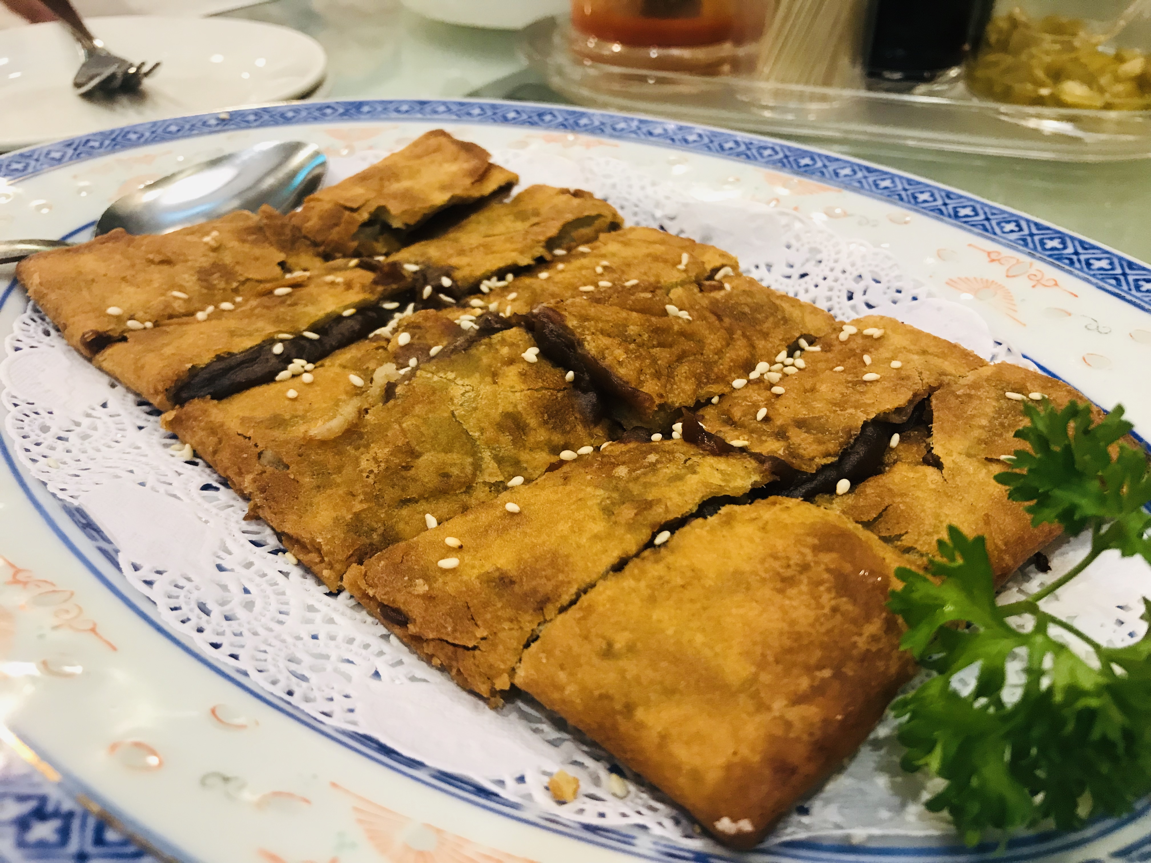 Moi Lum - Red Bean Pancake