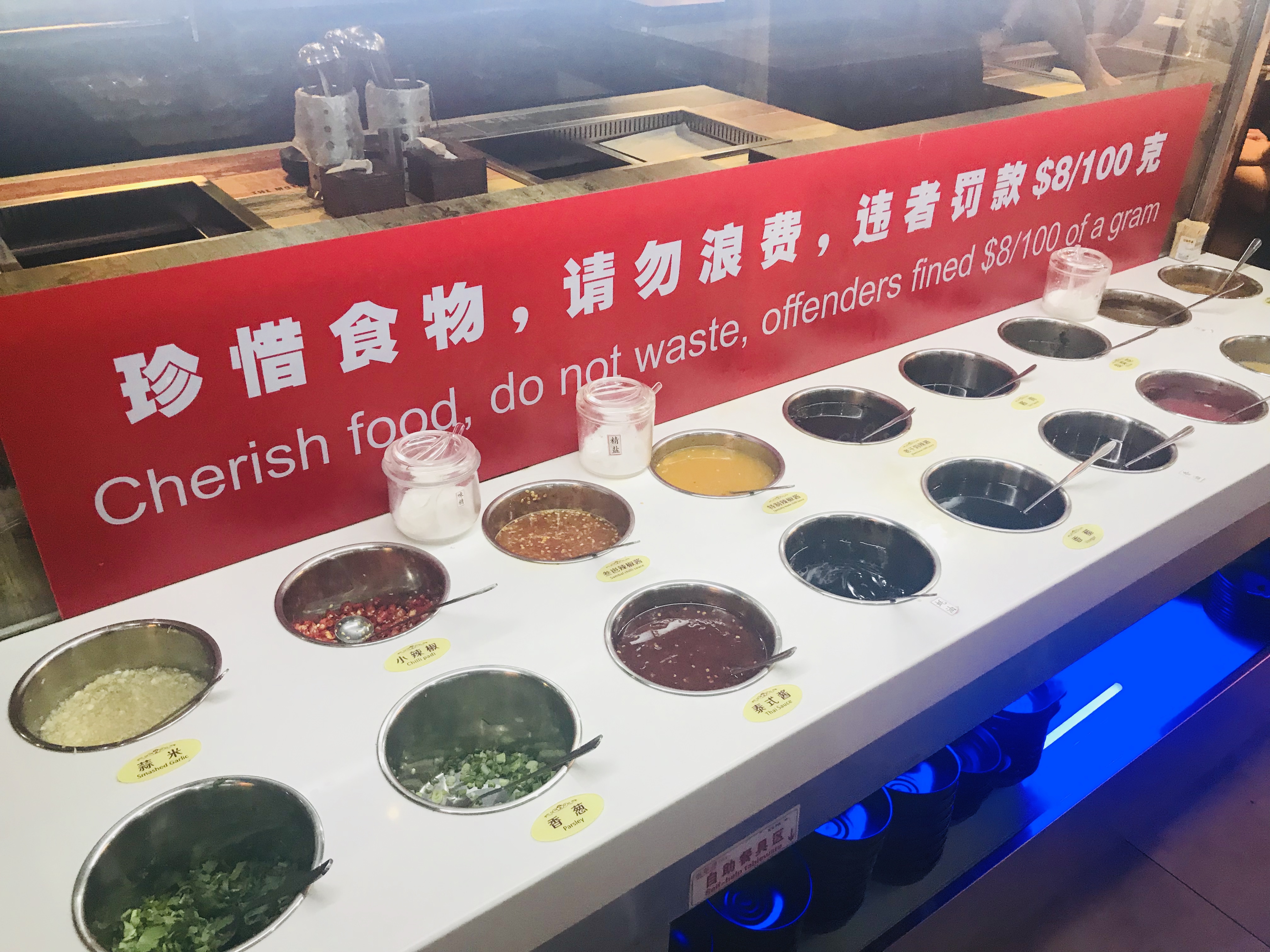 Bugis BBQ & Hotpot Buffet - Condiments