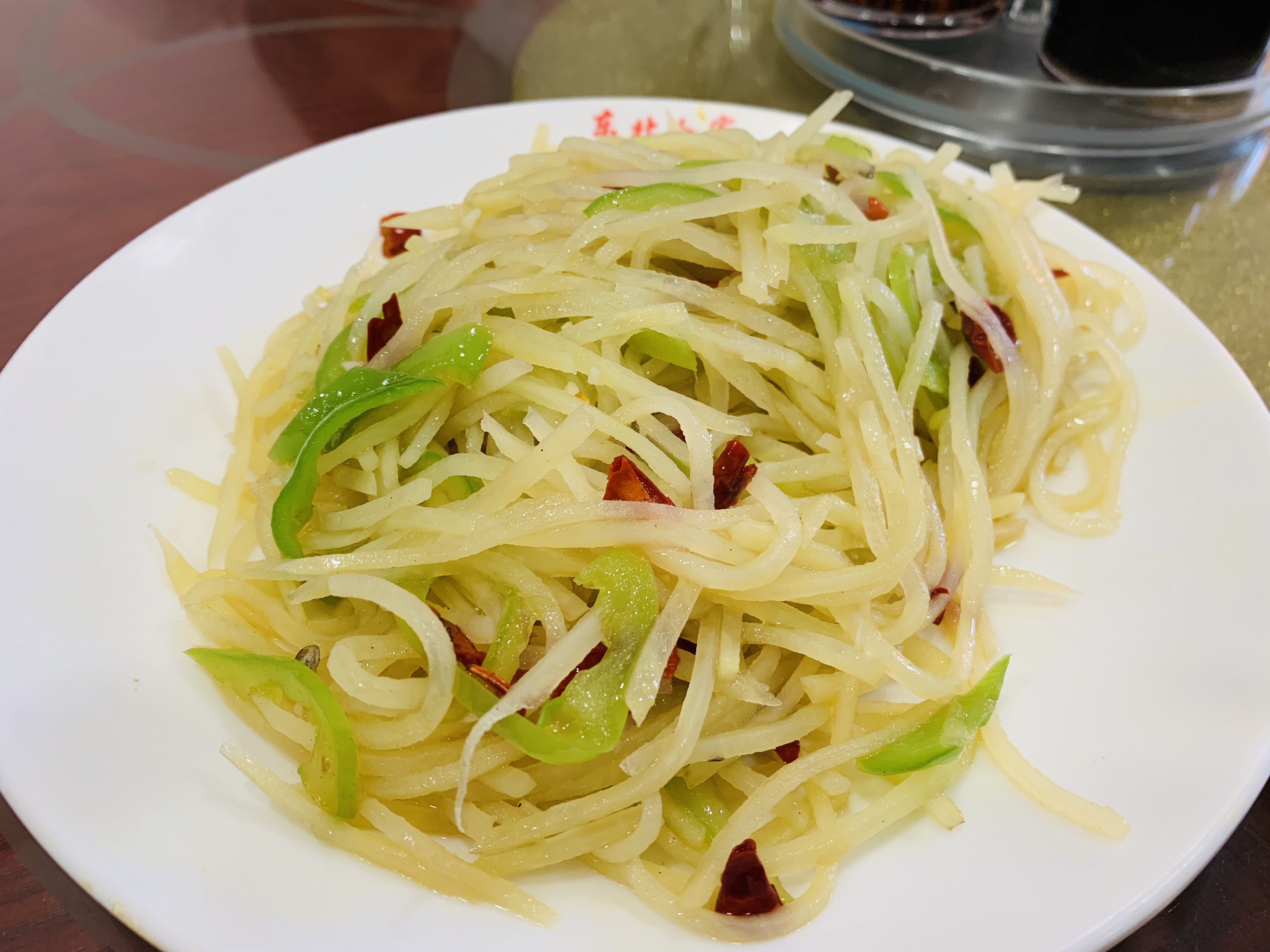 Dong Bei Ren Jia - Sauteed Hot and Sour Shredded Potato with Green Pepper