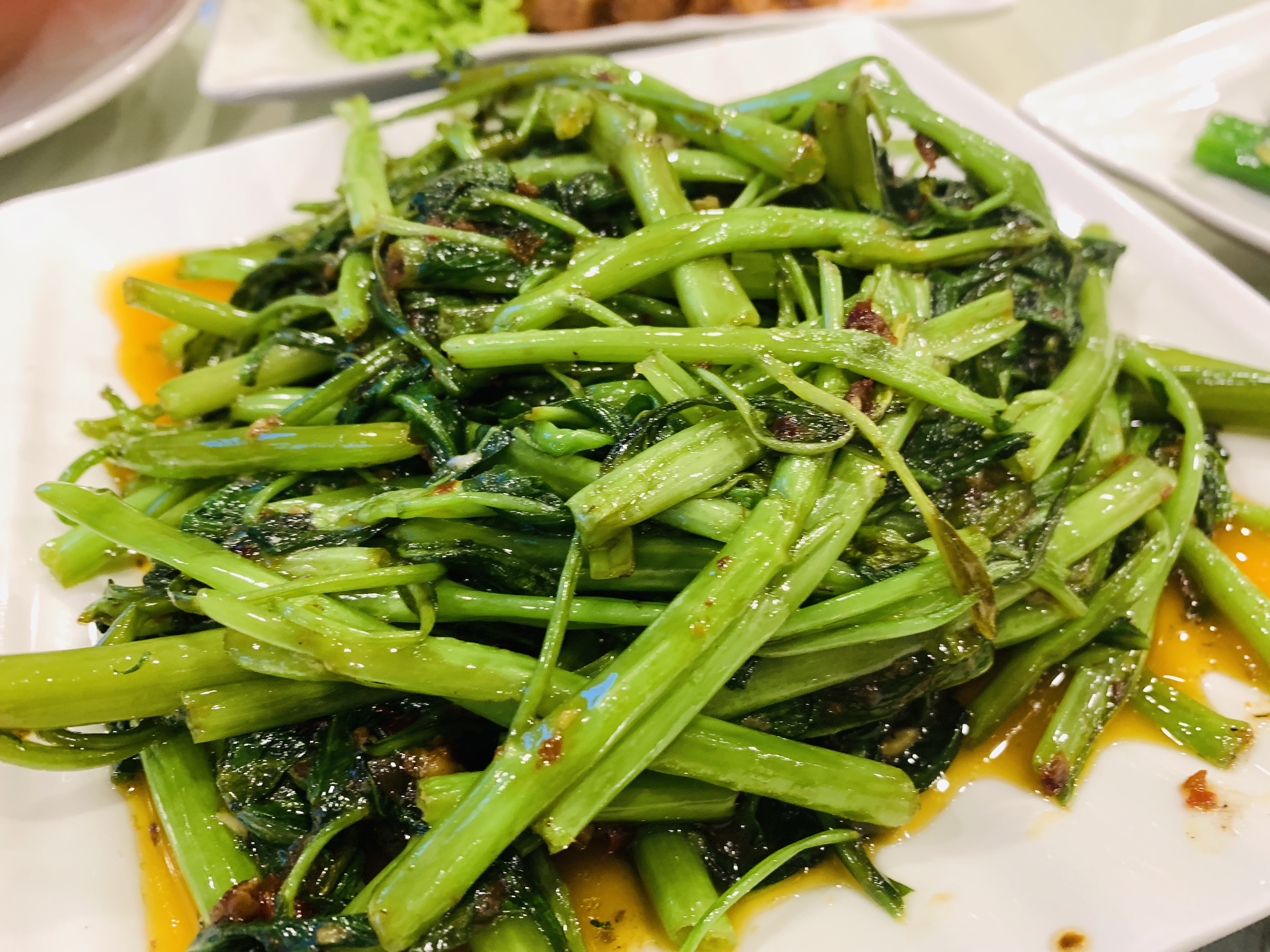 Ban Heng - Wok-fried Kang Kong with Sambal