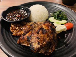 Bebek Goreng Pak Ndut - Grilled Chicken + Rice
