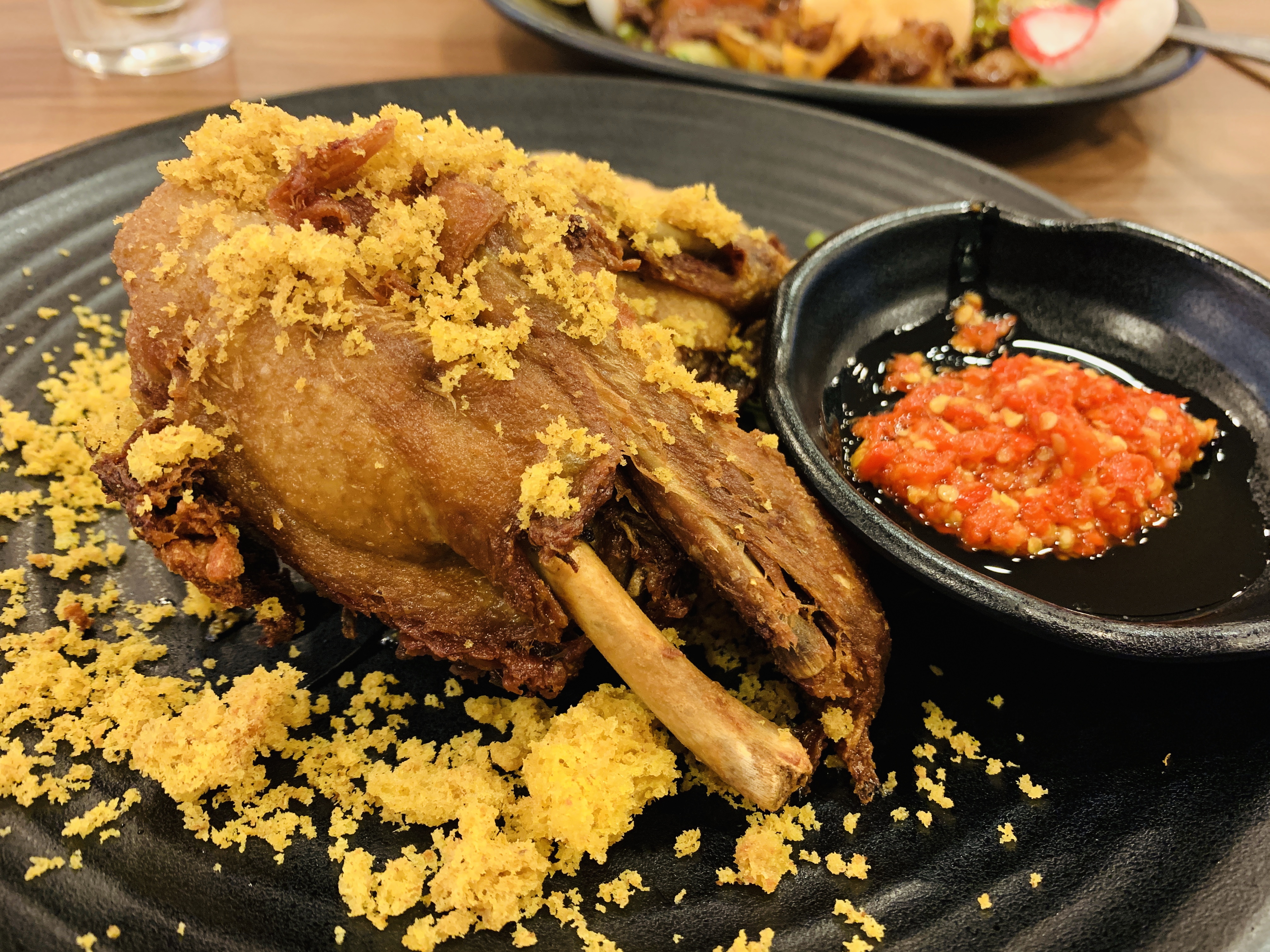 Bebek Goreng Pak Ndut - Original Crispy Fried Duck + Rice