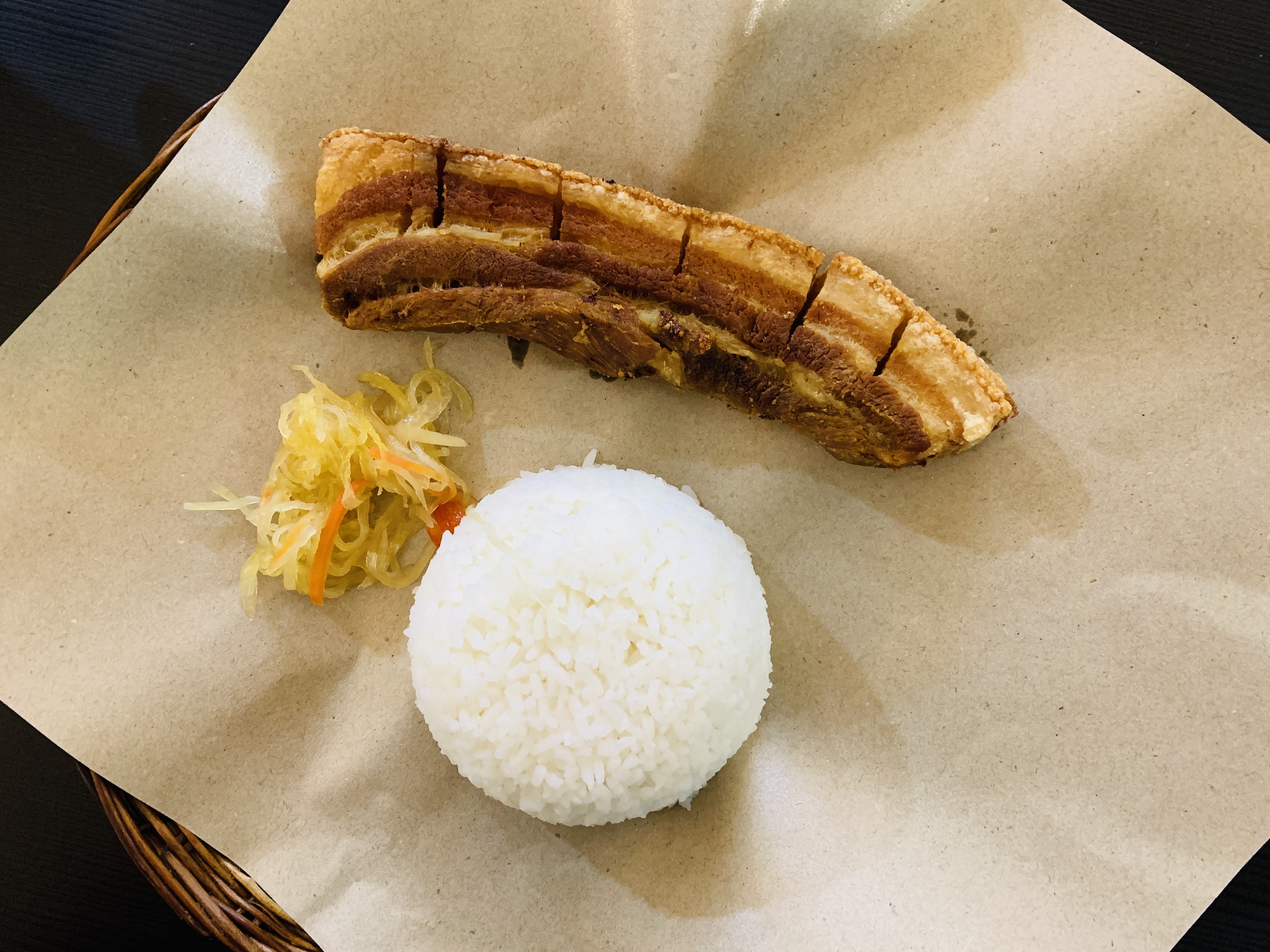 Inasal - Lechon Kawali with Rice