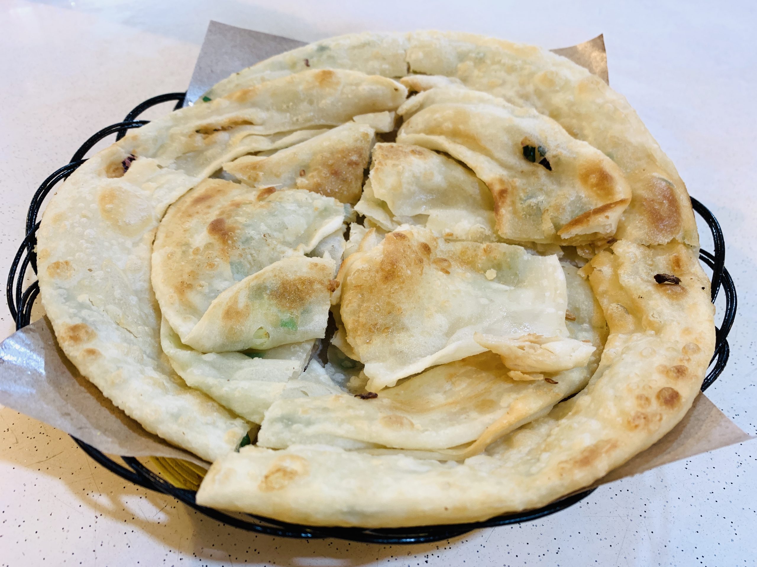 Shan Dong Dong Ji La Mian Xiao Long Bao - Scallion Cake