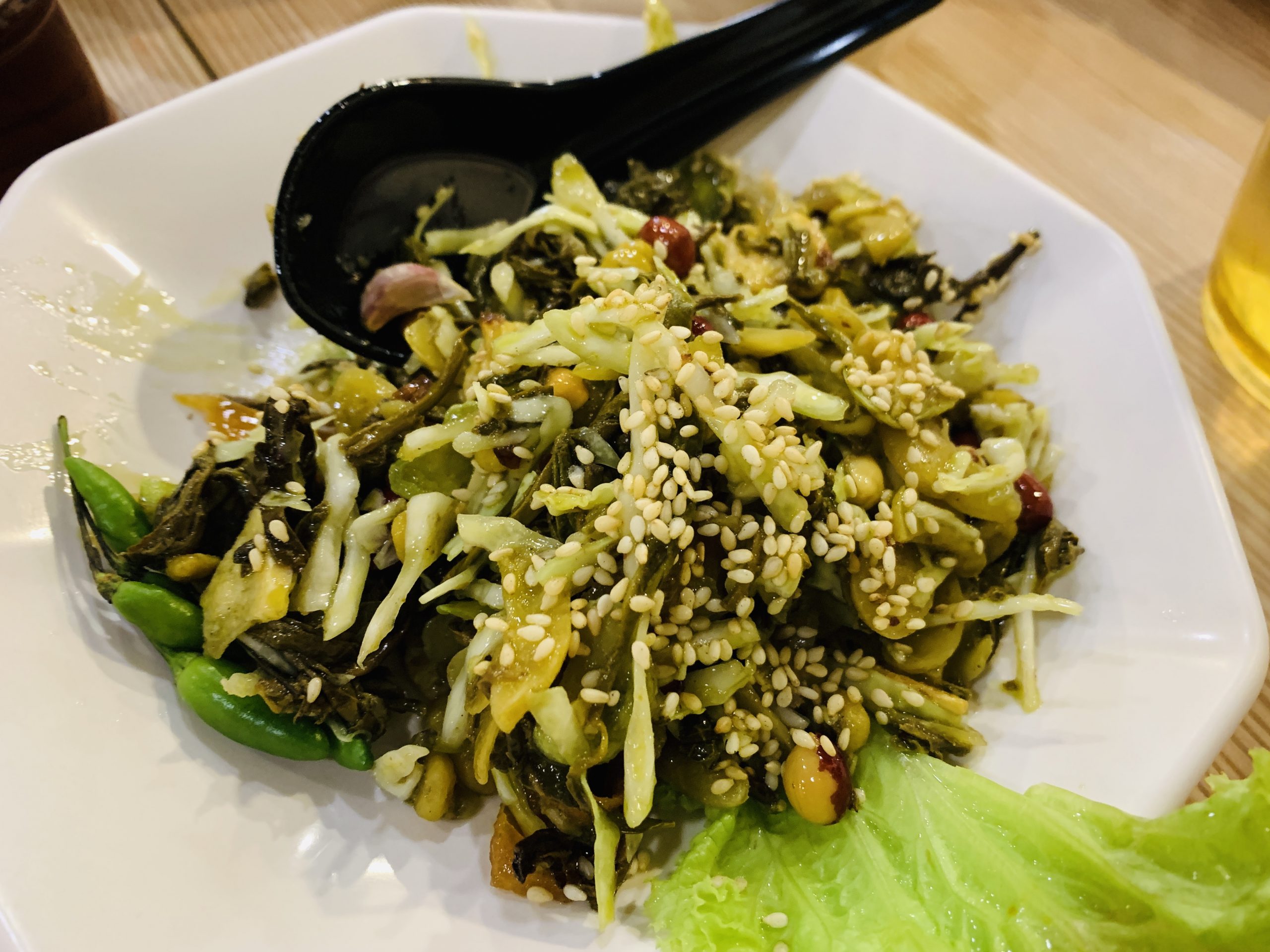 Inle Myanmar Restaurant - Piclked Tea Leave Salad