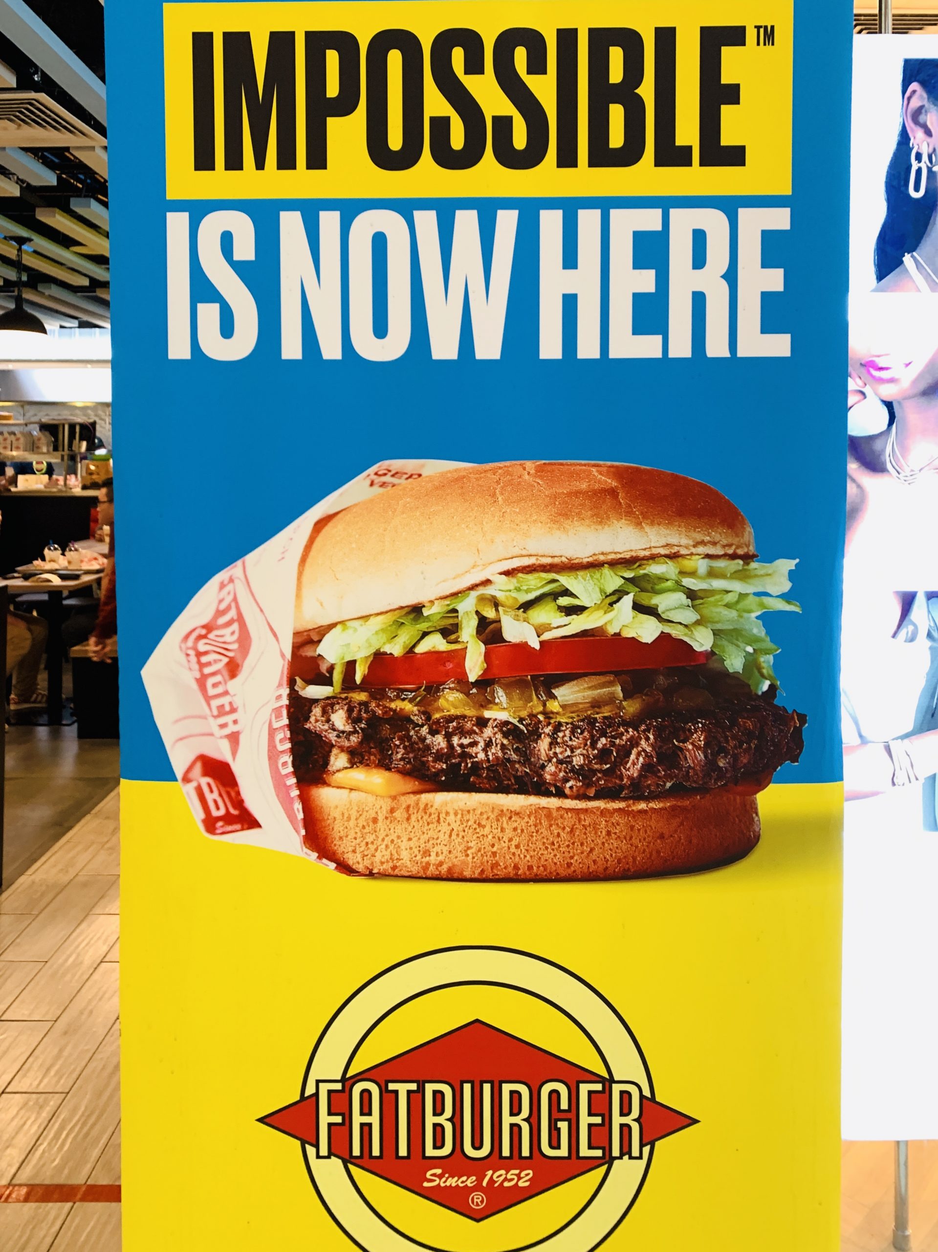 Fatburger - Impossible Burger Poster