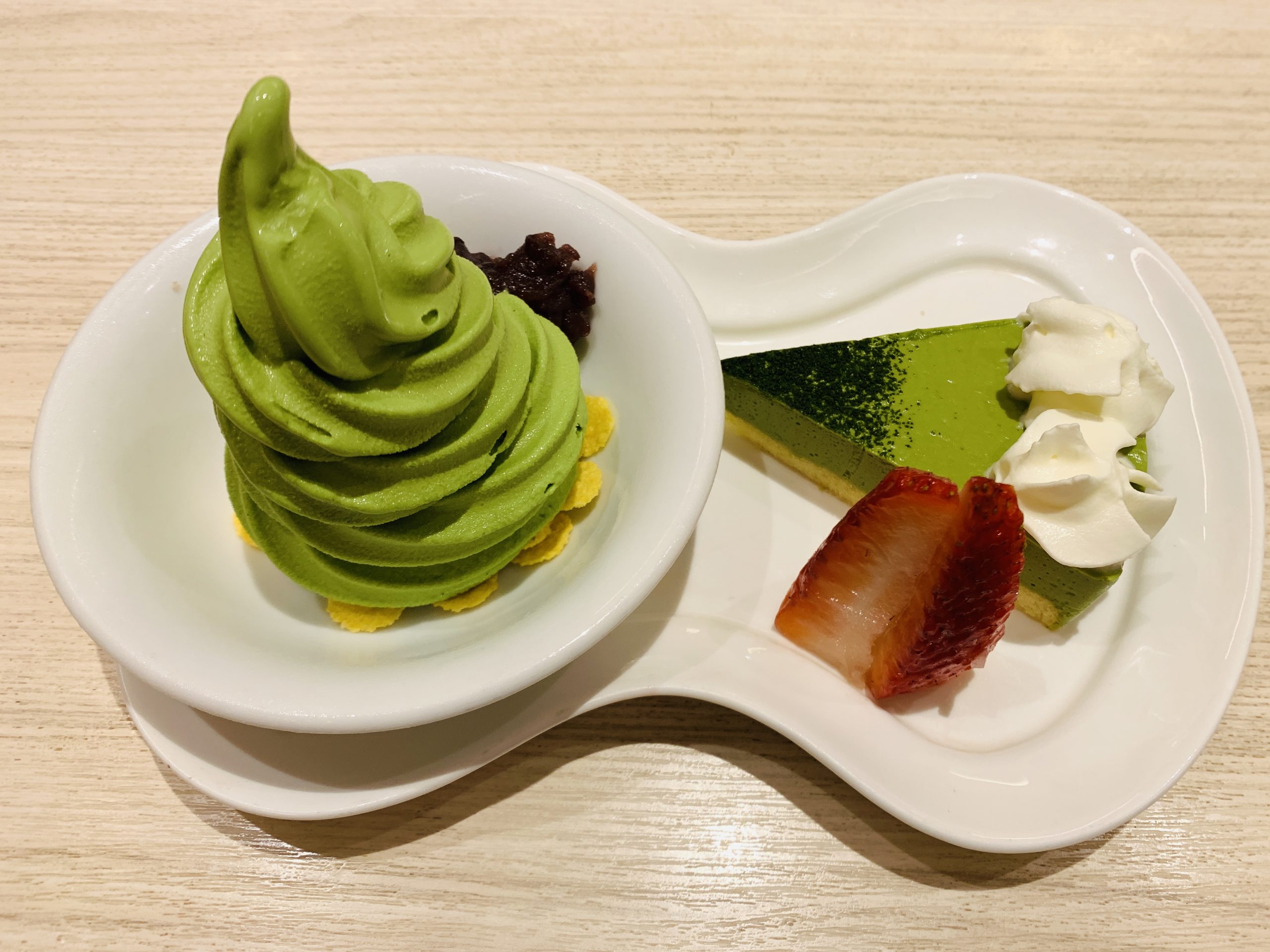 Shimbashi Soba - Matcha Mousse with Soft Serve