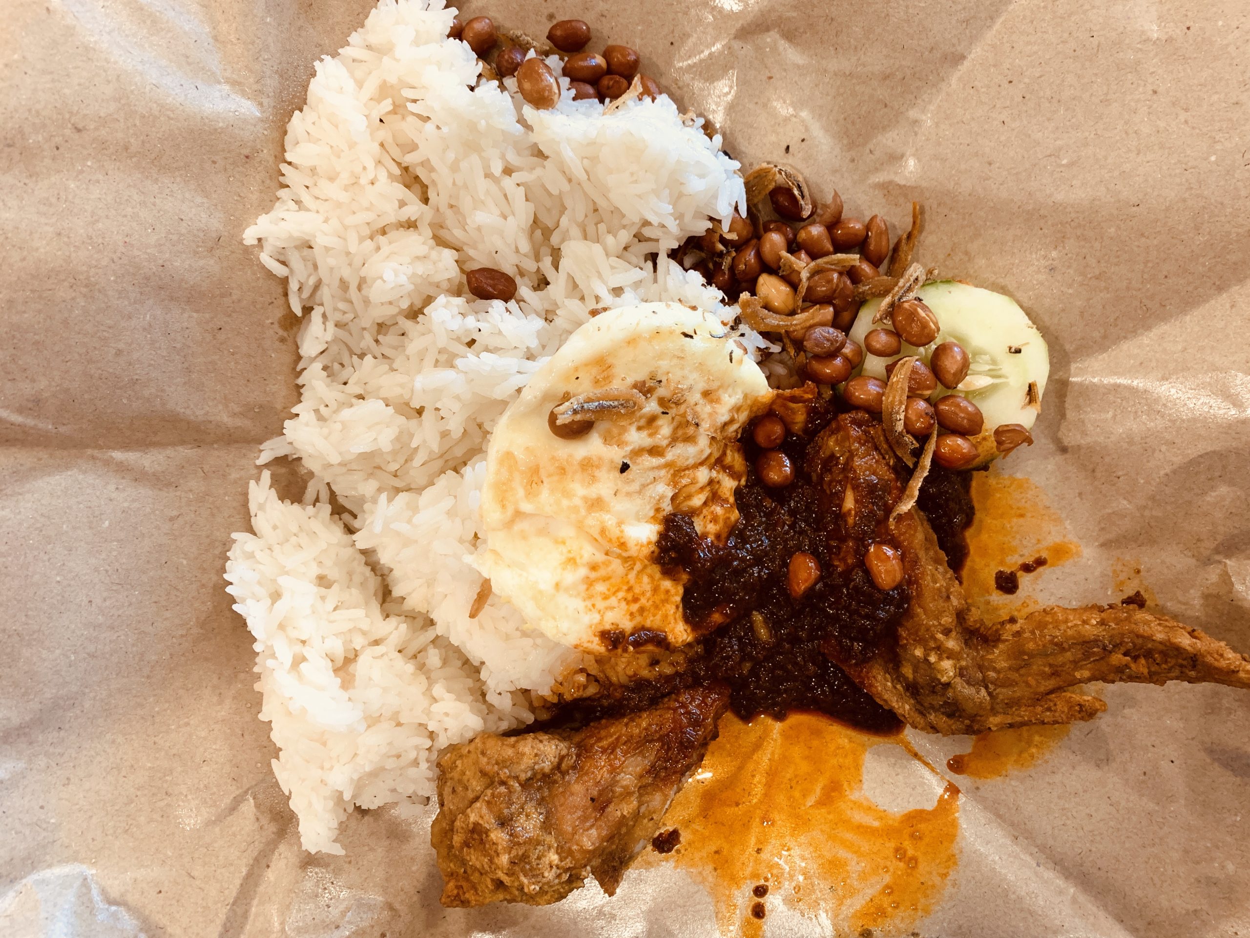 Boon Lay Power Nasi Lemak - Nasi Lemak Chicken Set