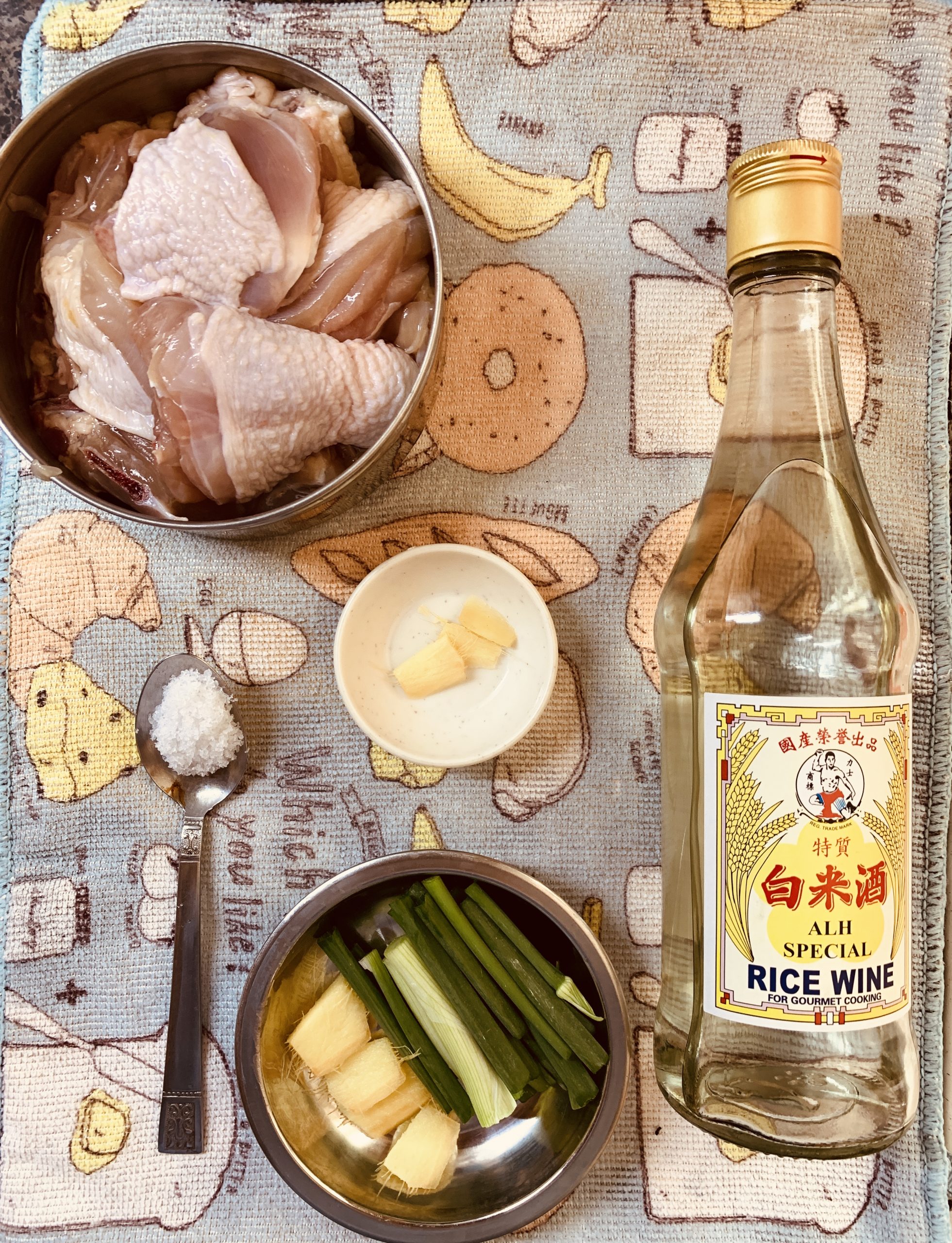 Steamed Chicken Soup - Ingredients