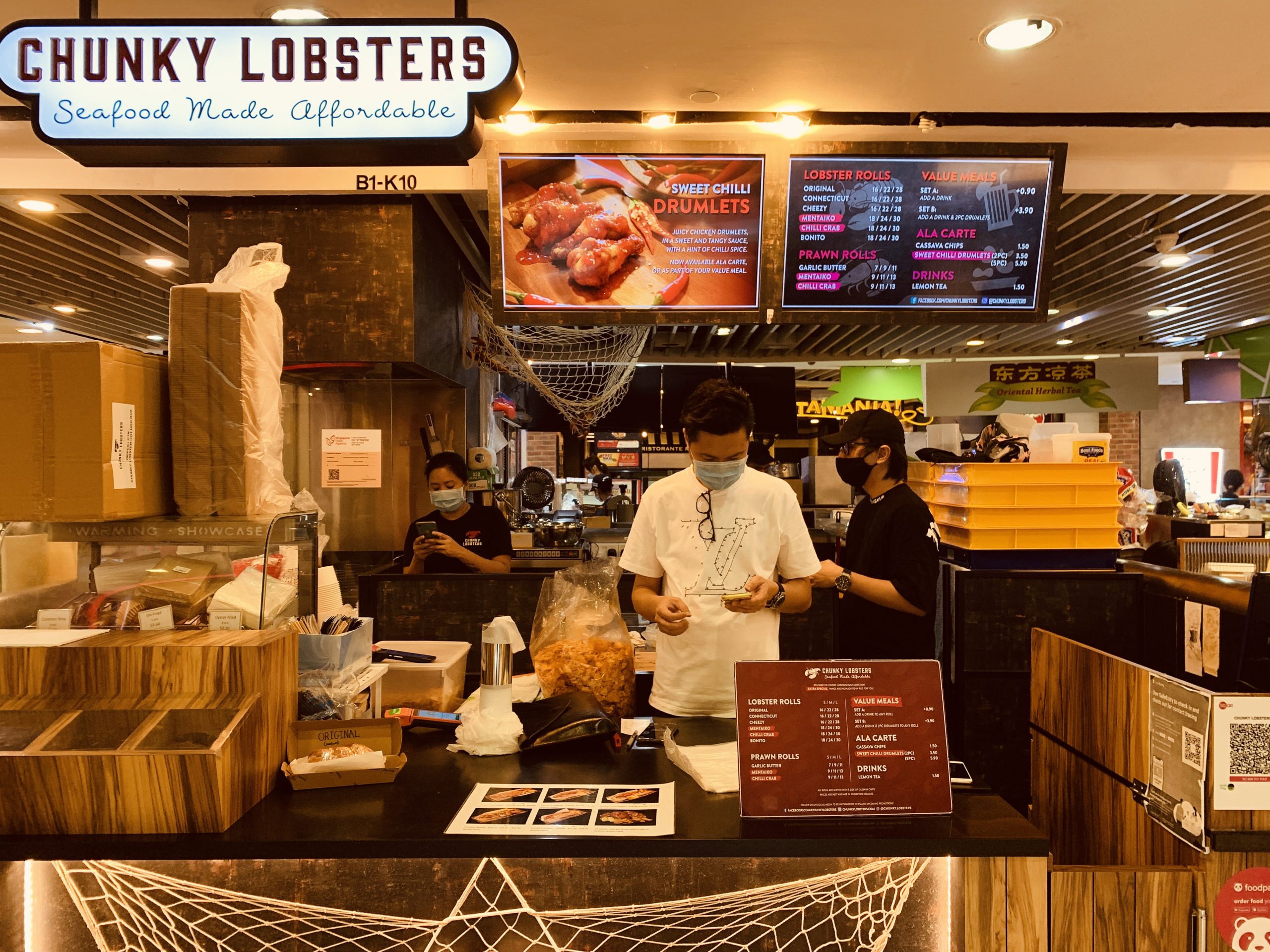 Chunky Lobsters - Stall Front