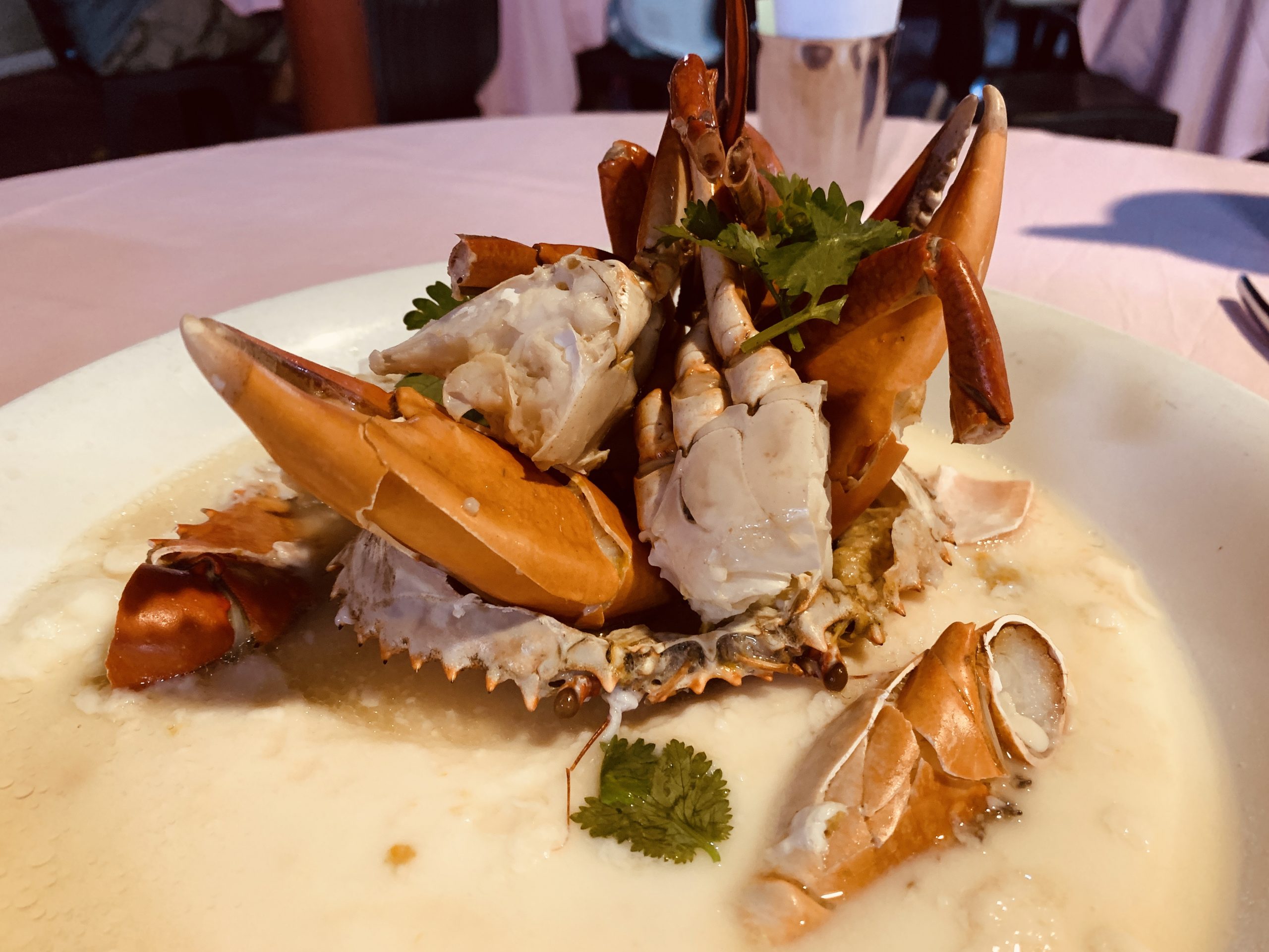 Hua Yu Wee - Steamed Crab
