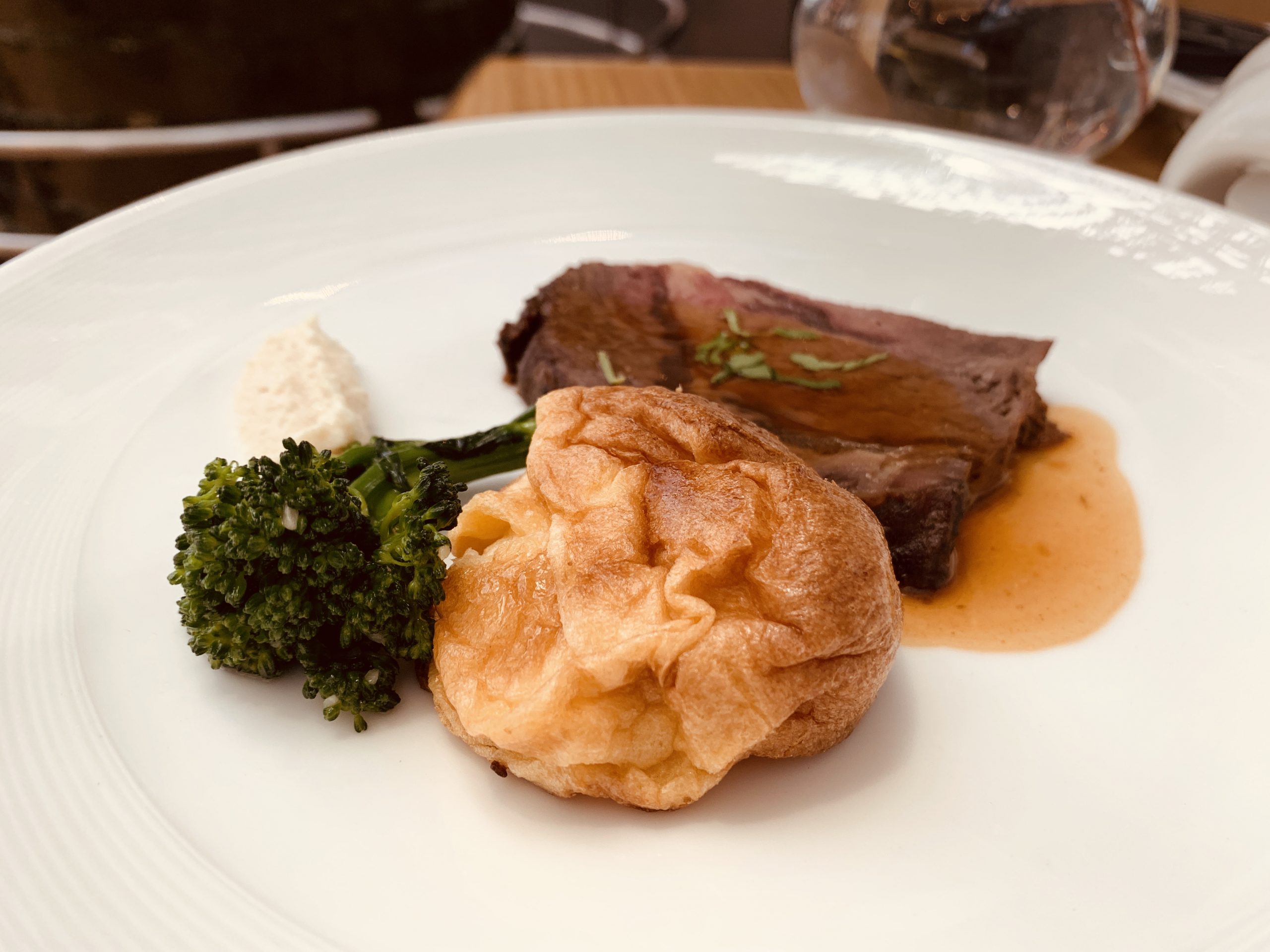 Rise Restaurant - Whole Roasted Beef Ribeye with Yorkshire Pudding, Horseradish & Gravy