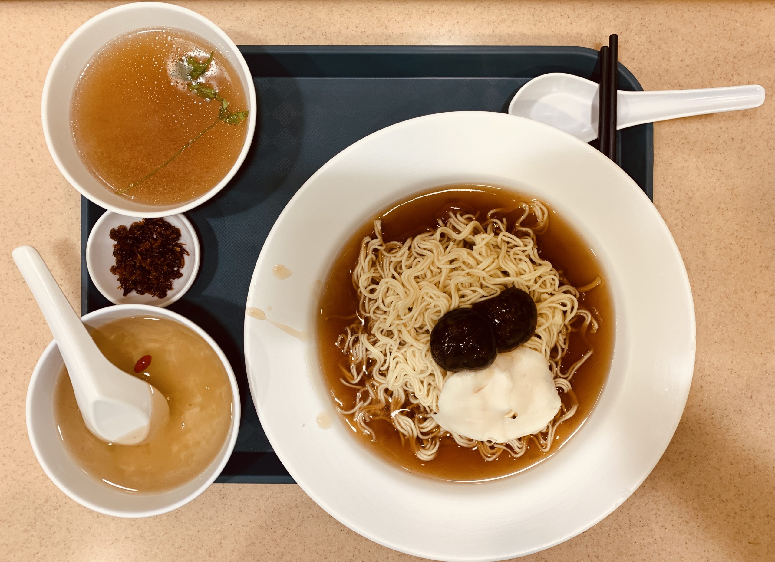 Rabbit Brand Seafood Delicacies - Set O - Australia Abalone Noodle + Sliced King Top Shell + Chinese Tea