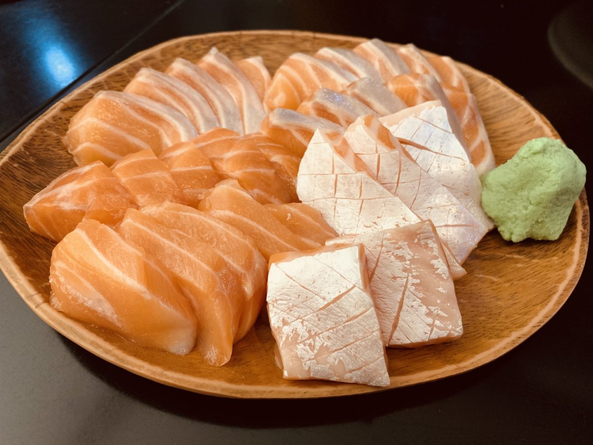 Standing Sushi Bar - Salmon Sashimi