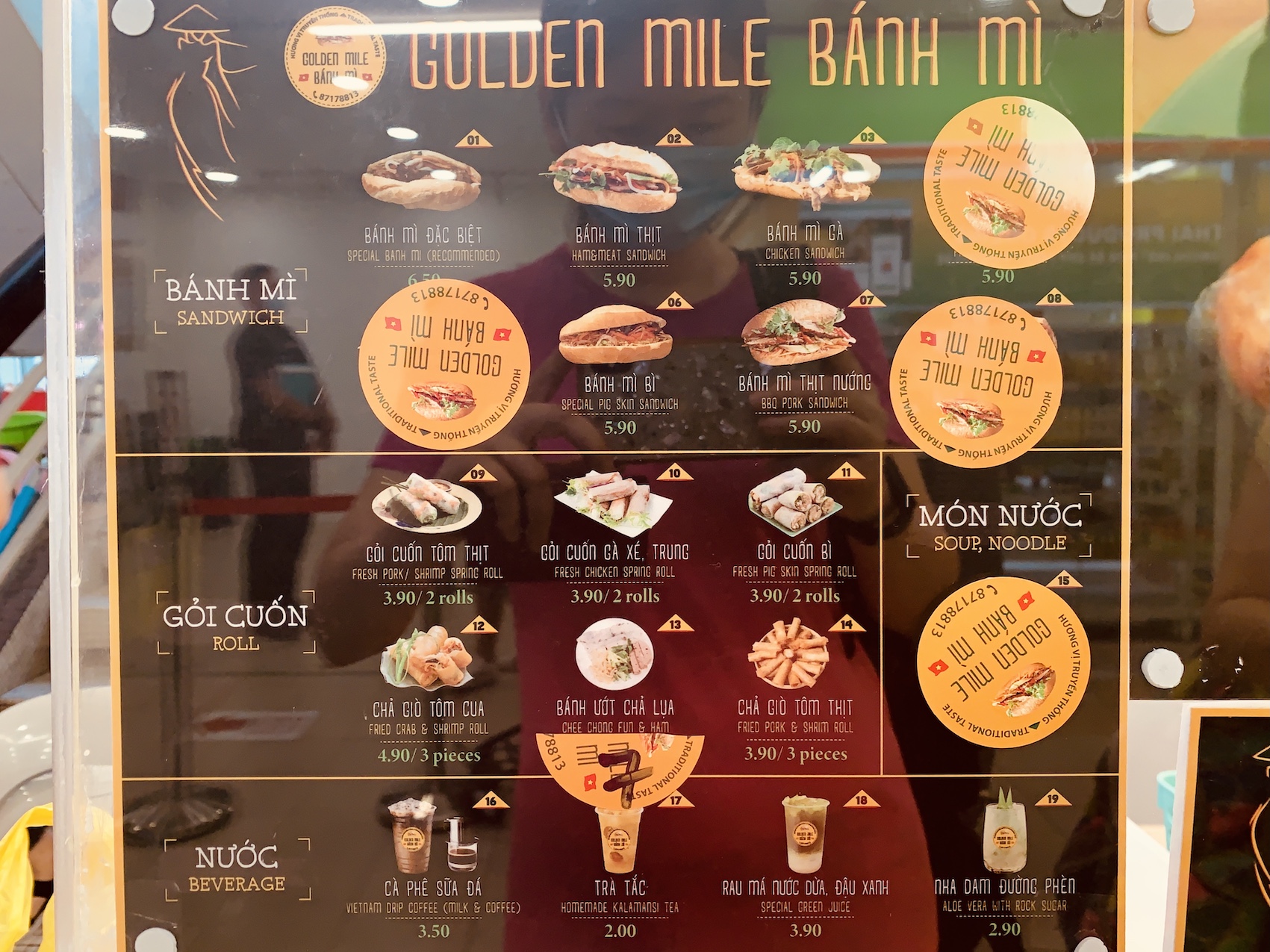 Golden Mile Banh Mi - Menu