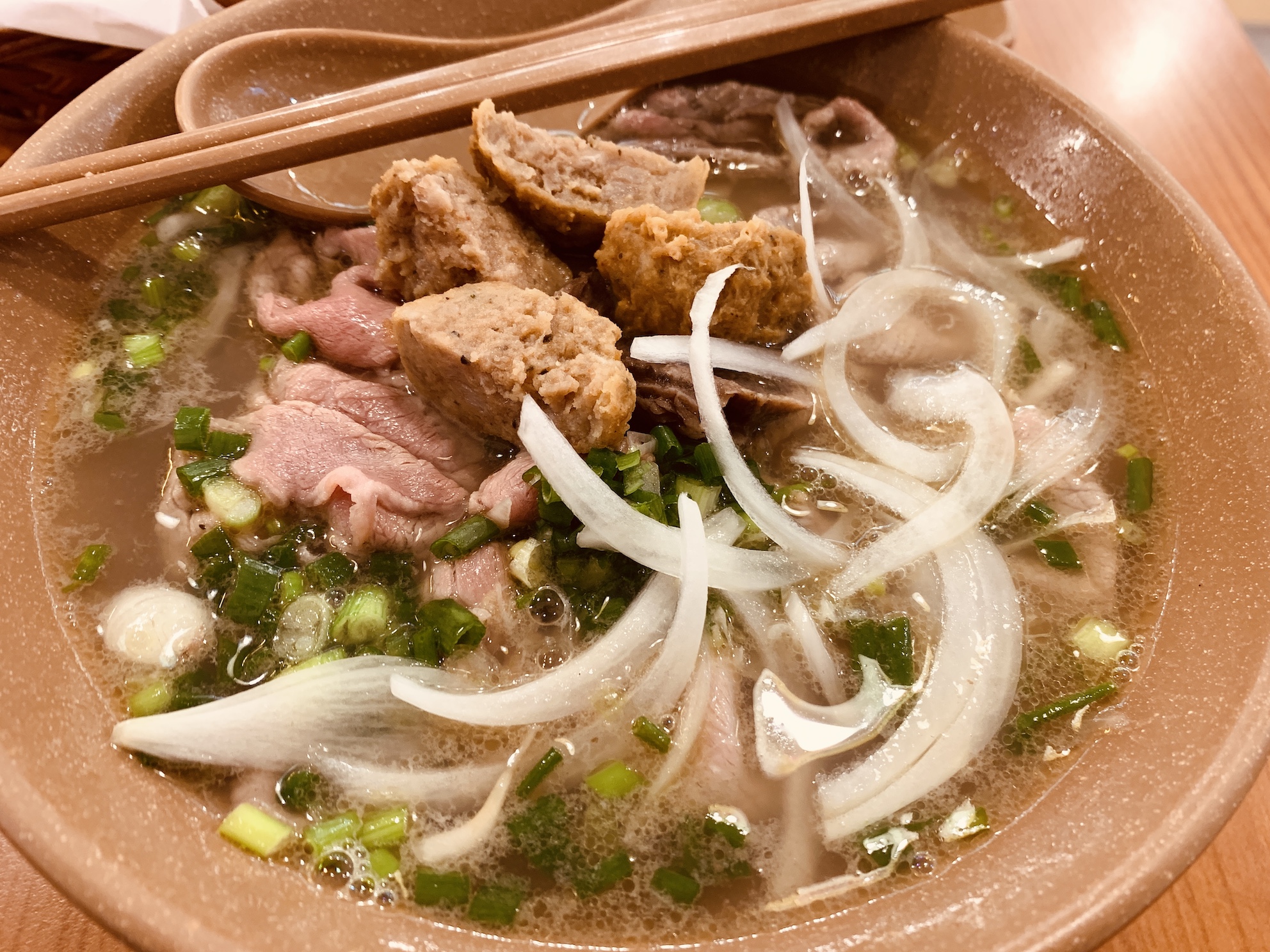 Lap Vietnamese Restaurant - Pho Soup with Sliced Beef, Beef Ball & Brisket