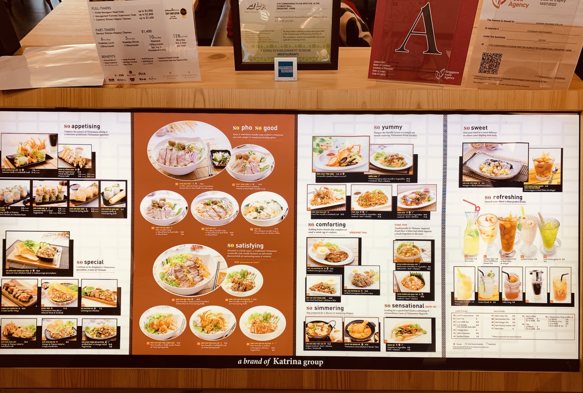 So Pho (Clementi Mall) - Menu