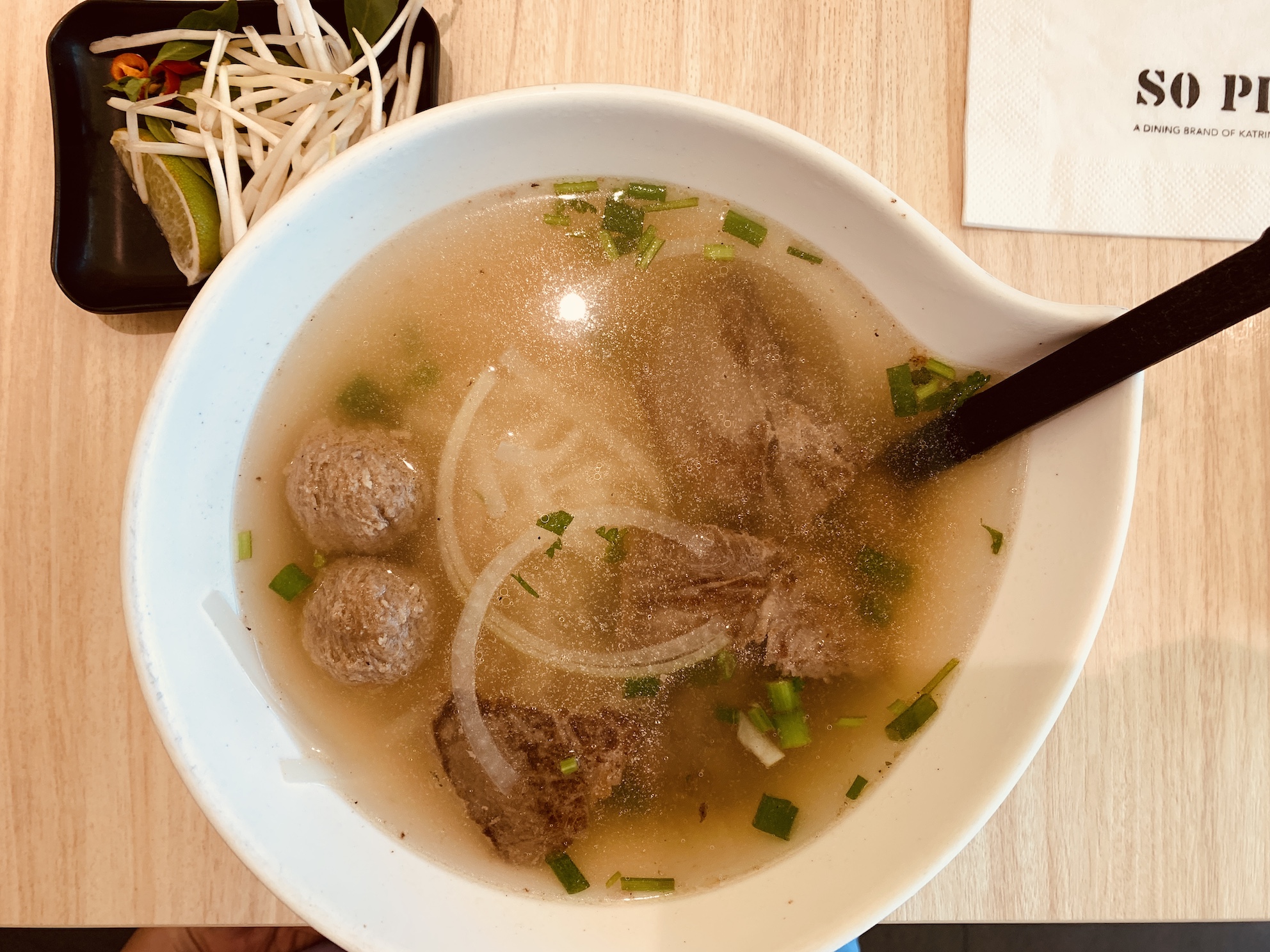 So Pho (Clementi Mall) - Pho Sliced Beef with Tendon, Brisket & Beef Balls Noodle Soup
