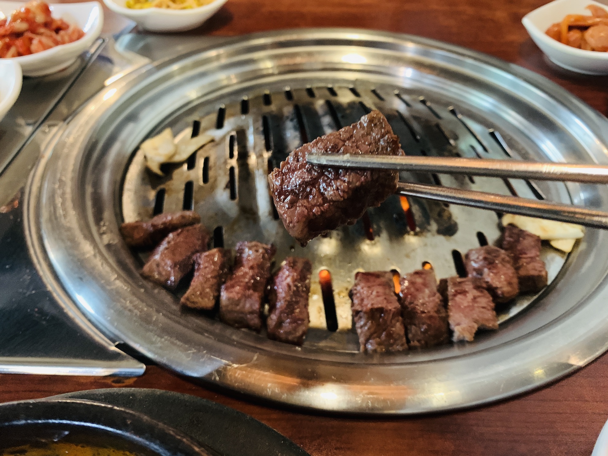 Guiga Korean BBQ Restaurant - Wagyu Prime Beef Ribs Closeup