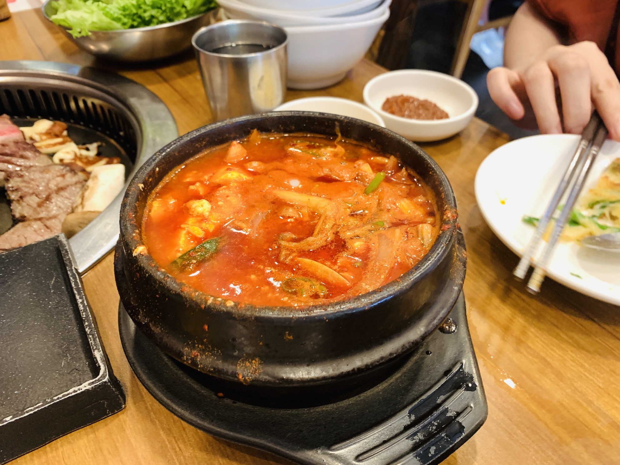 O.BBa Jjajang BBQ - Soft Tofu Soup