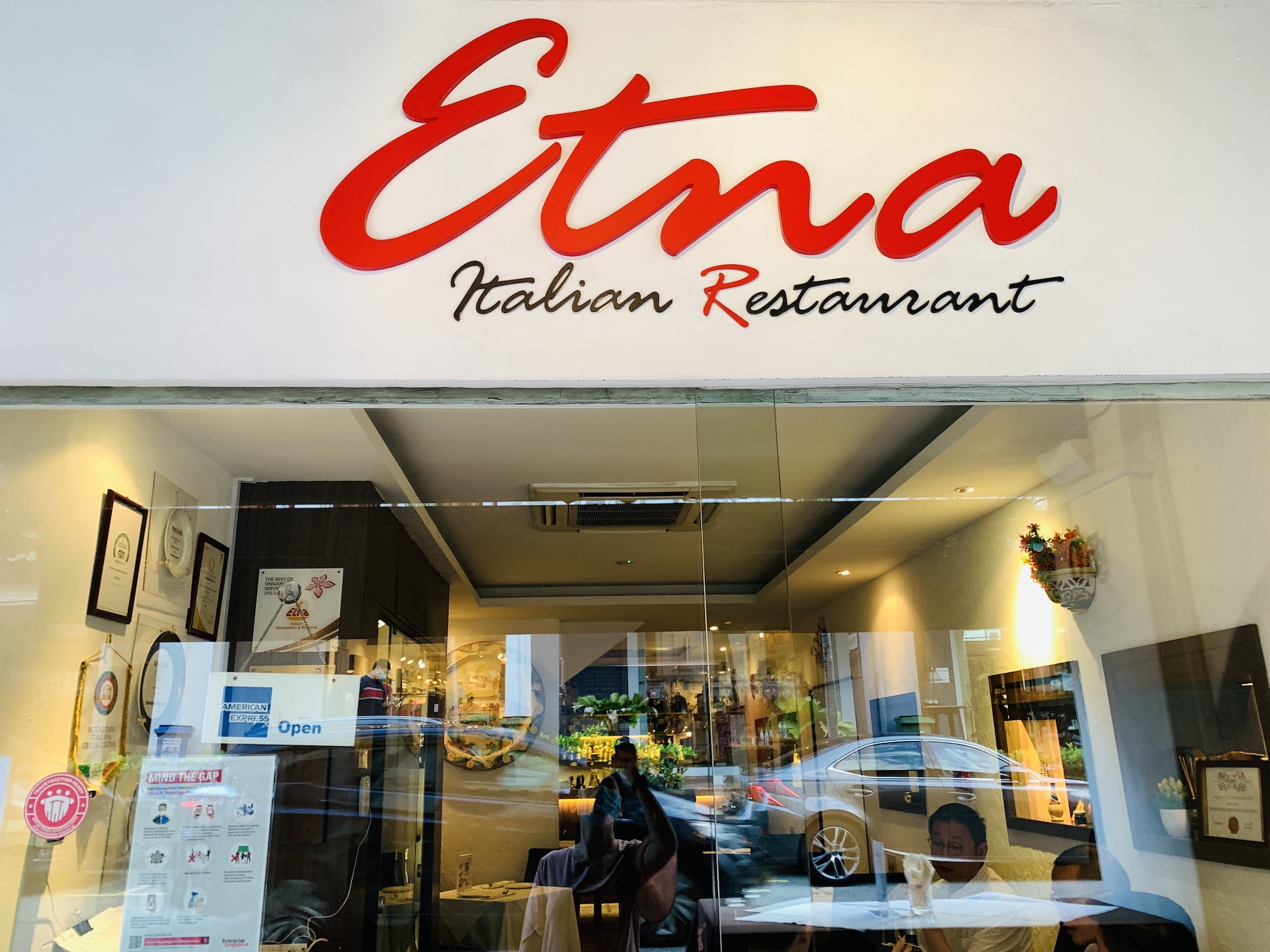 Etna Italian Restaurant - Restaurant Front