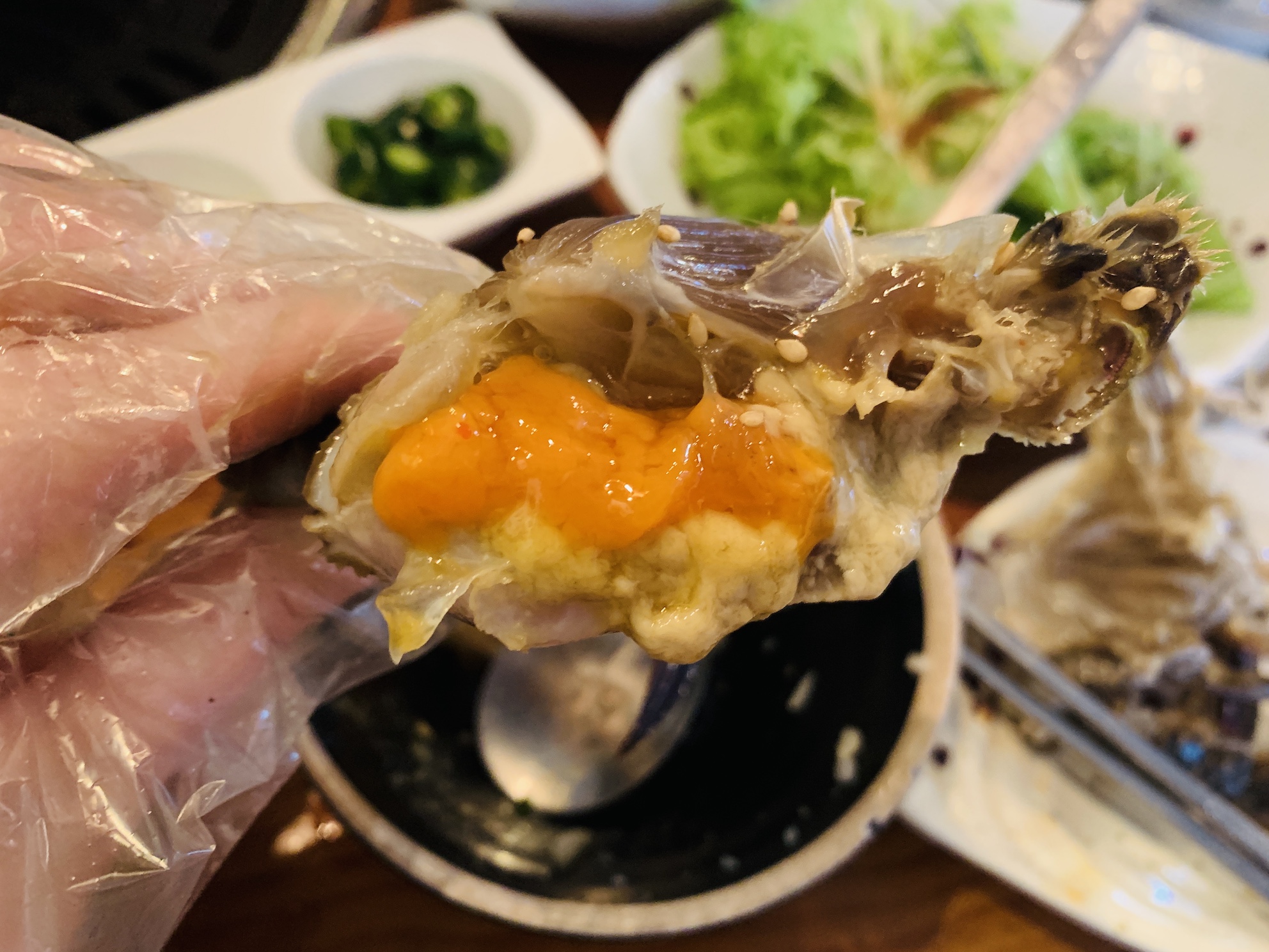 The Go Gi Jip - Soy Marinated Raw Crab Inside