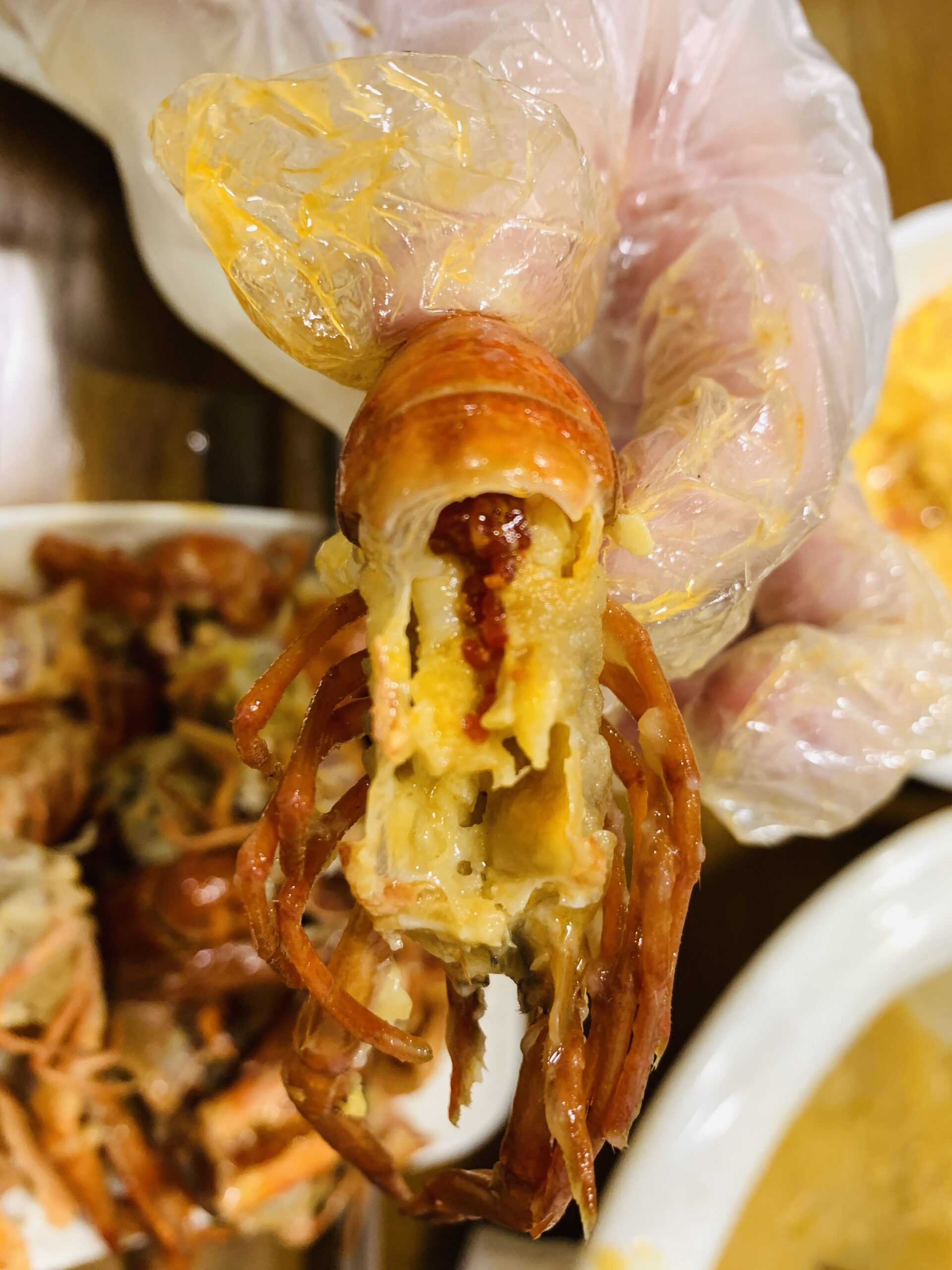 A Kitchen - Garlic Powder Crawfish Inside