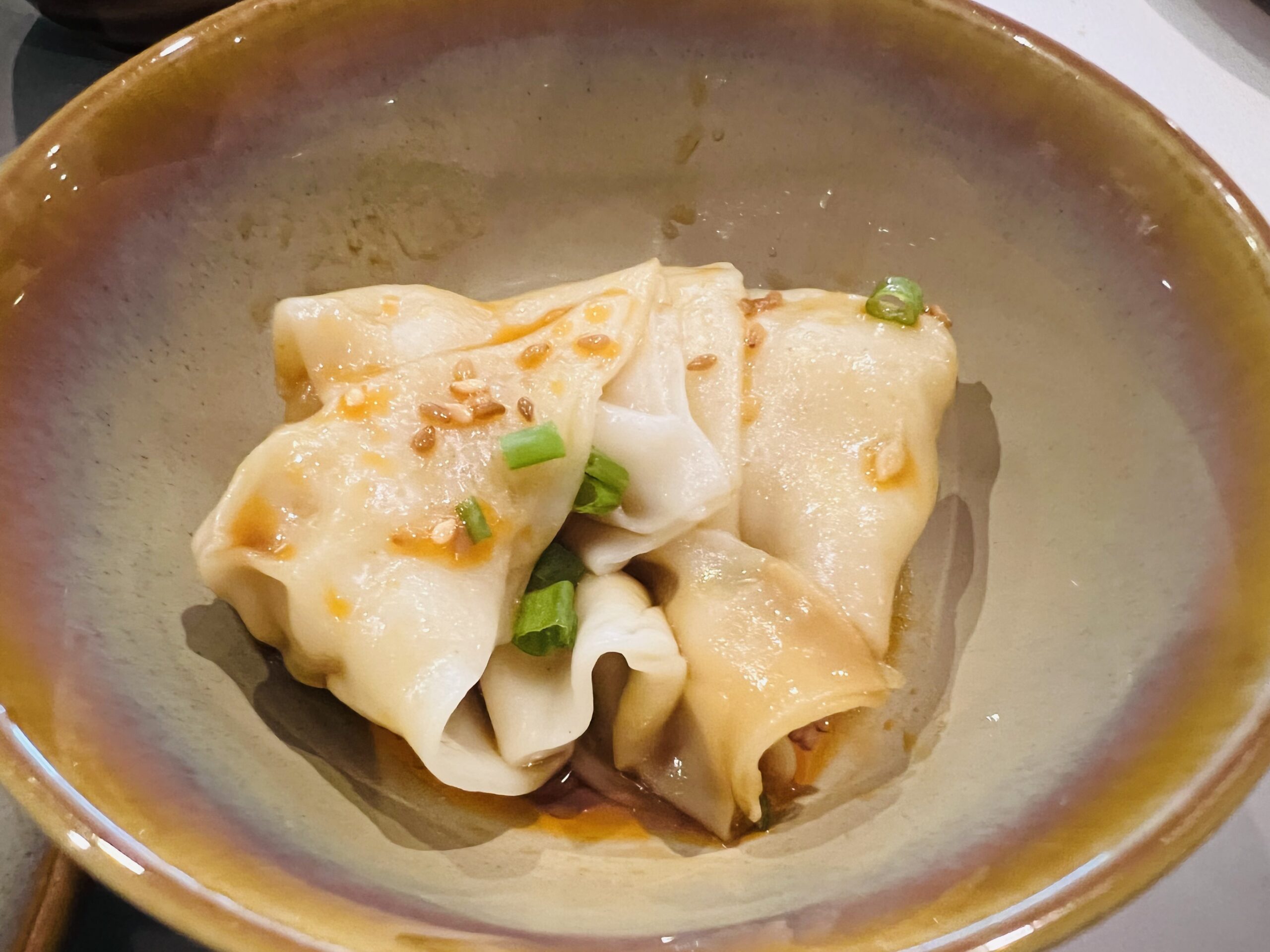 Jia Wei - Prawn Dumpling with Black Vinegar and Chilli Oil