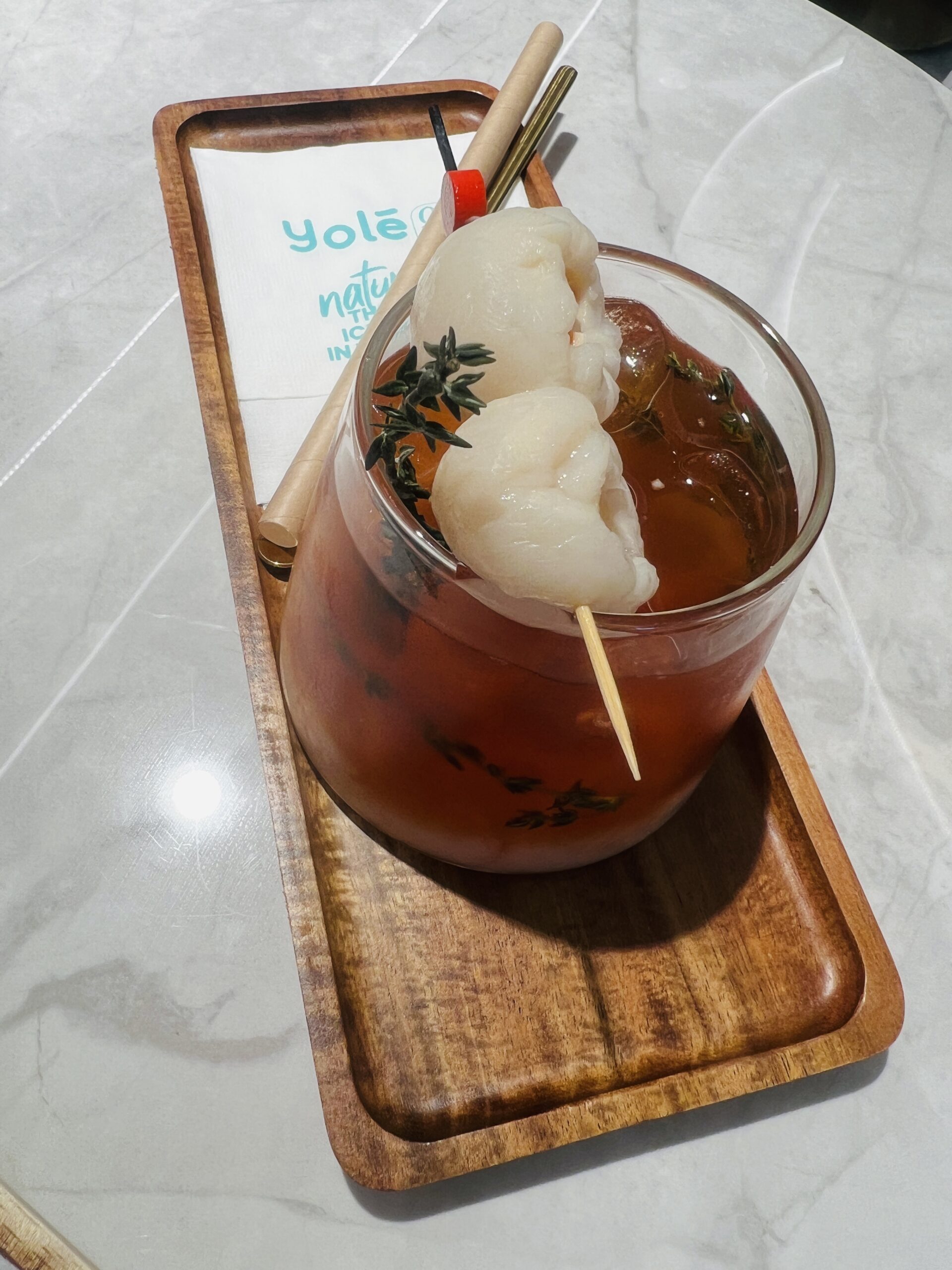 Yole Cafe - Lychee Iced Tea