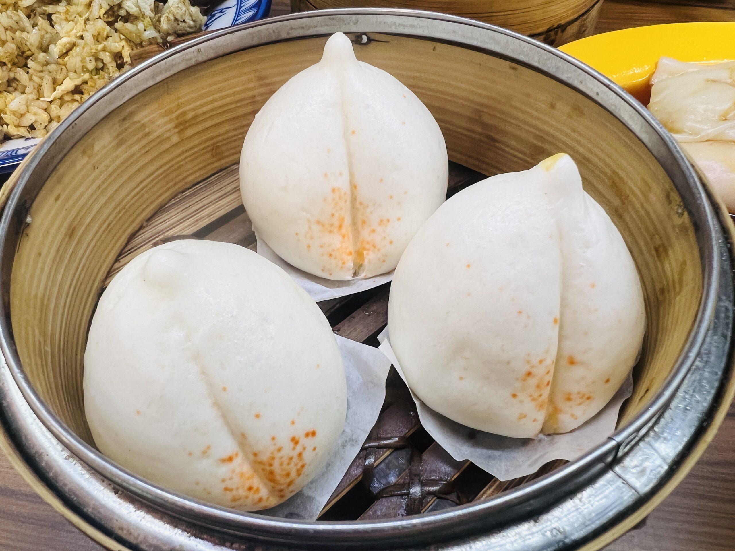 Hong Kong Dim Sum Shop - Salted Egg Lotus Seed Paste Bun
