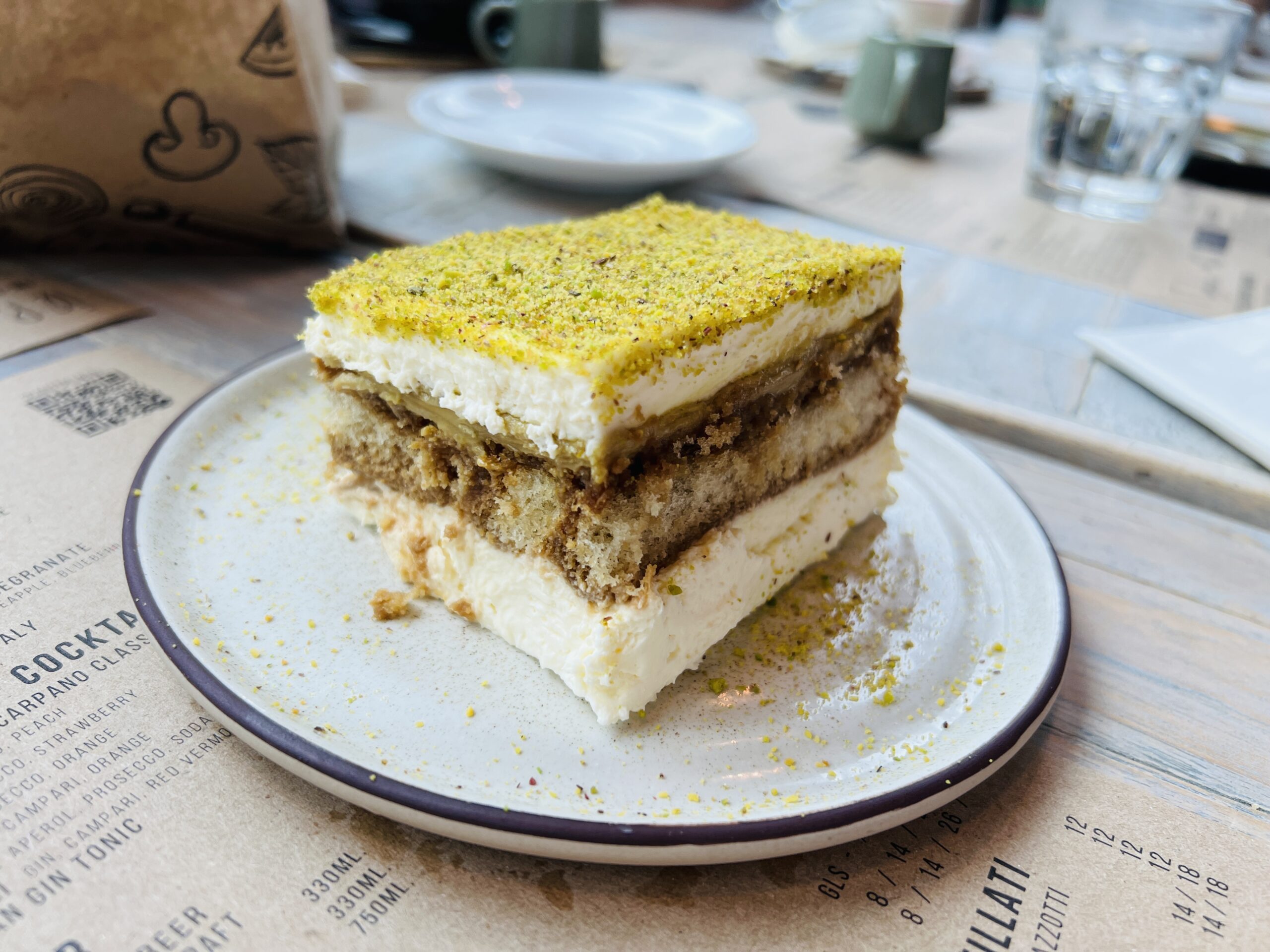 iO Italian Osteria - Pistachio Tiramisu