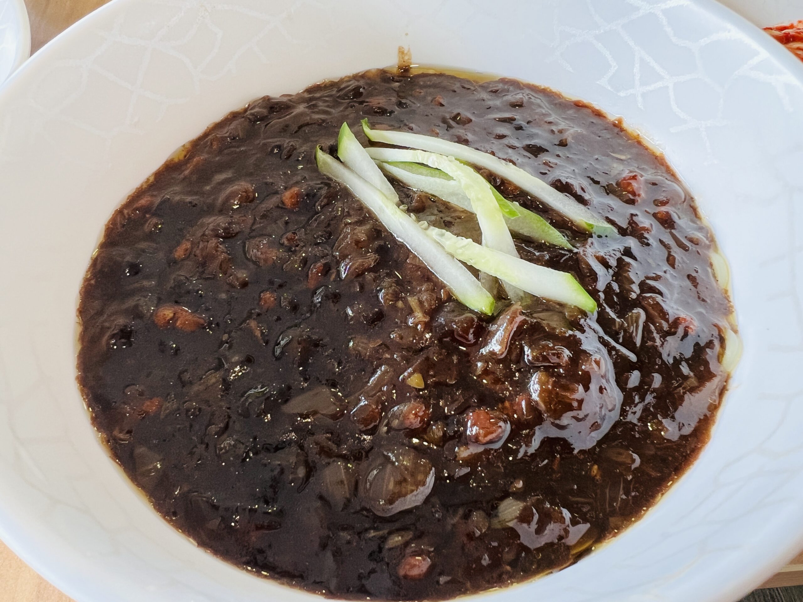 Mukjja - Noodle with Black Bean Sauce