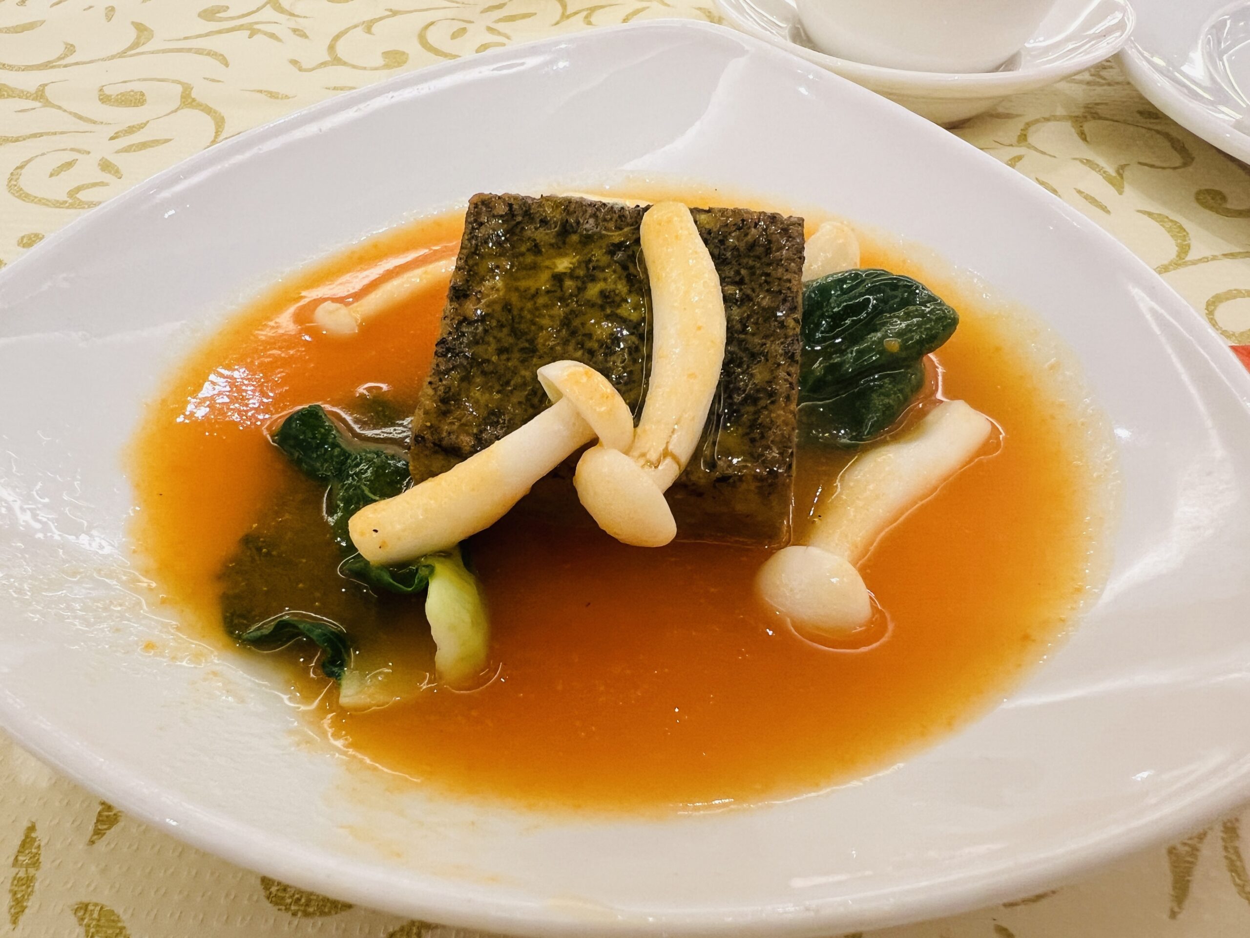 Imperial Restaurant - Black Bean Curd in Carrot Sauce