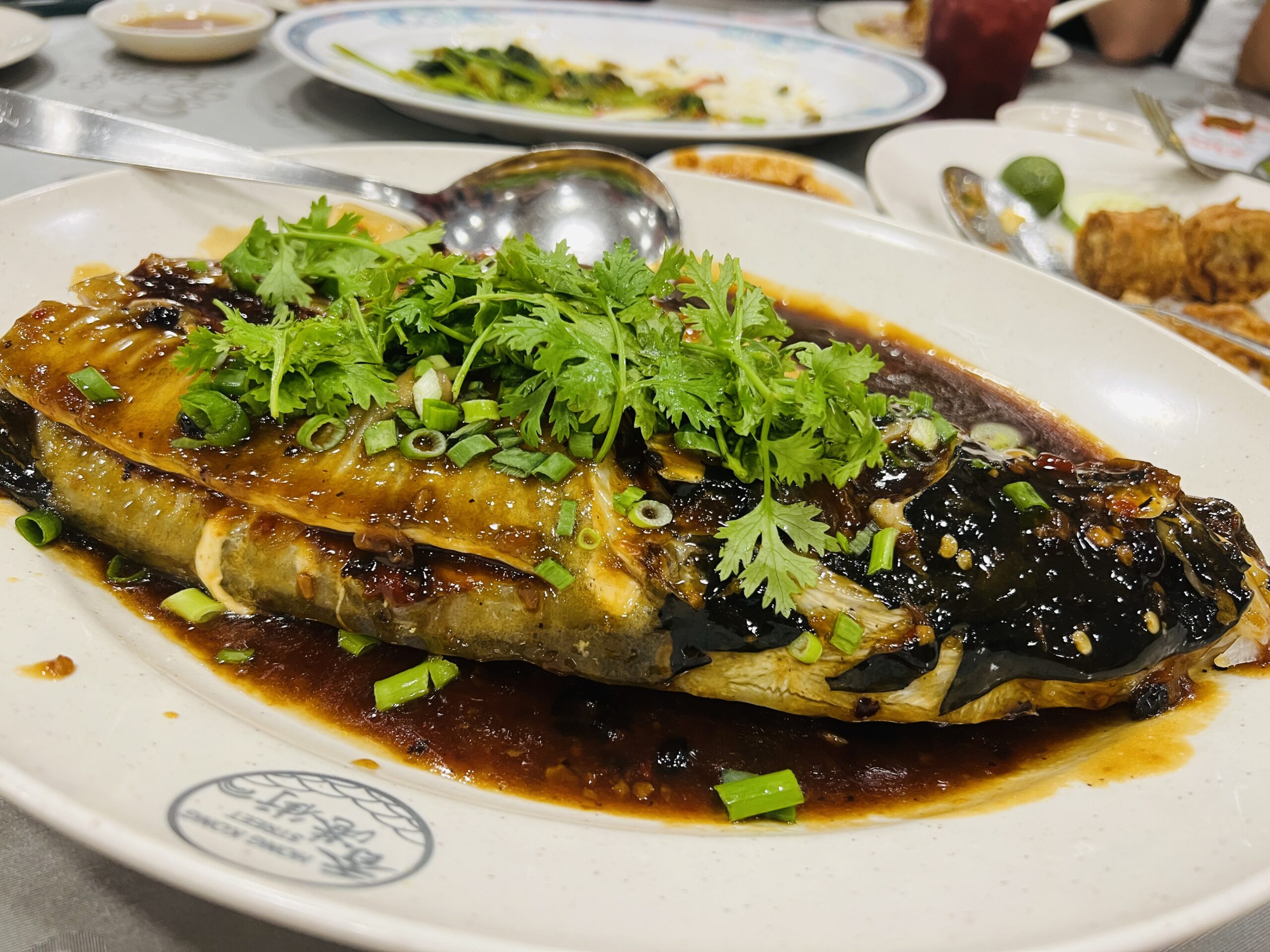 Hong Kong Street Restaurant Novena - Steamed Song Fish Head in Back Bean Sauce