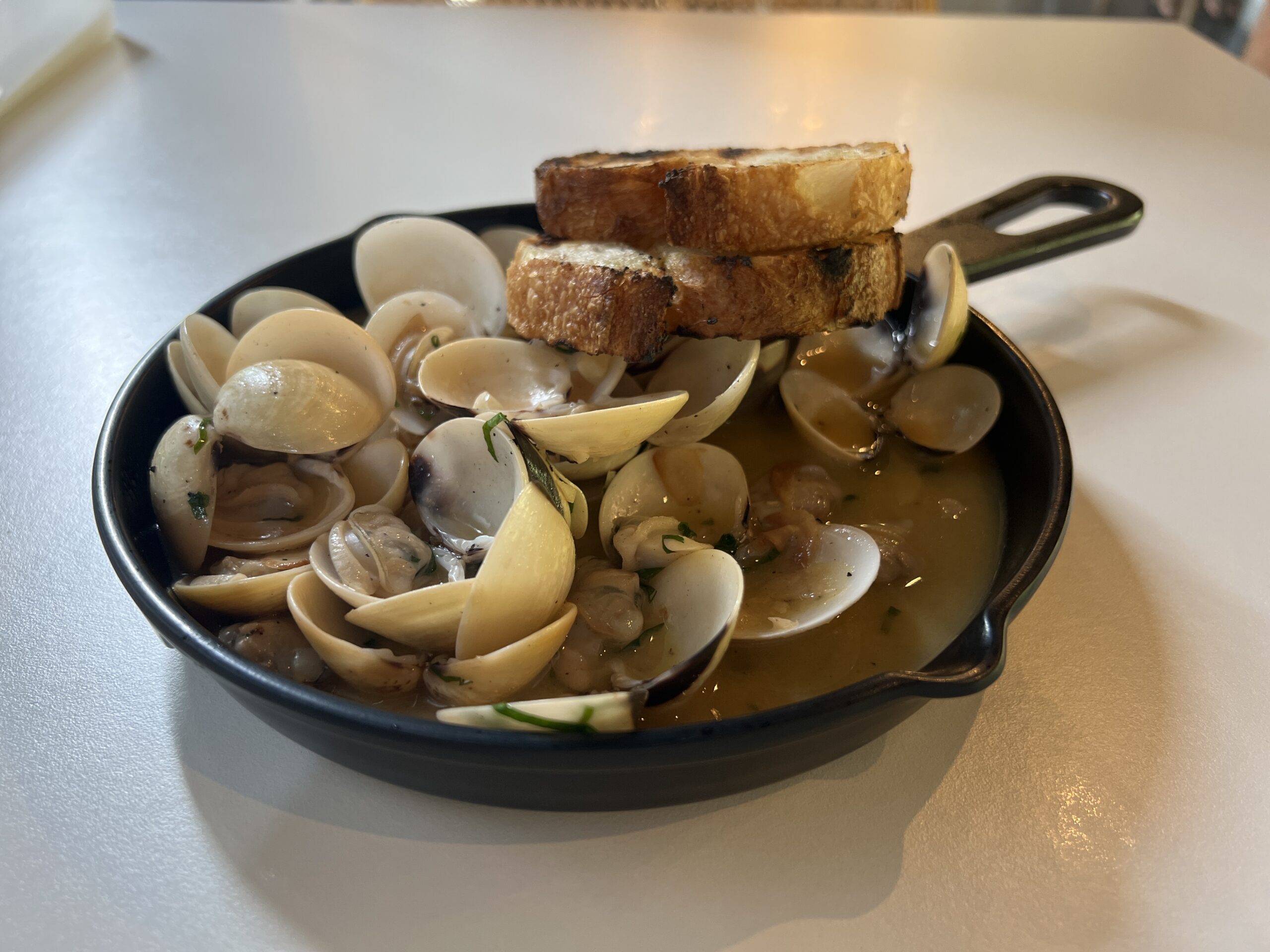 Whisk & Paddle - Fresh Clams in White Wine Sauce