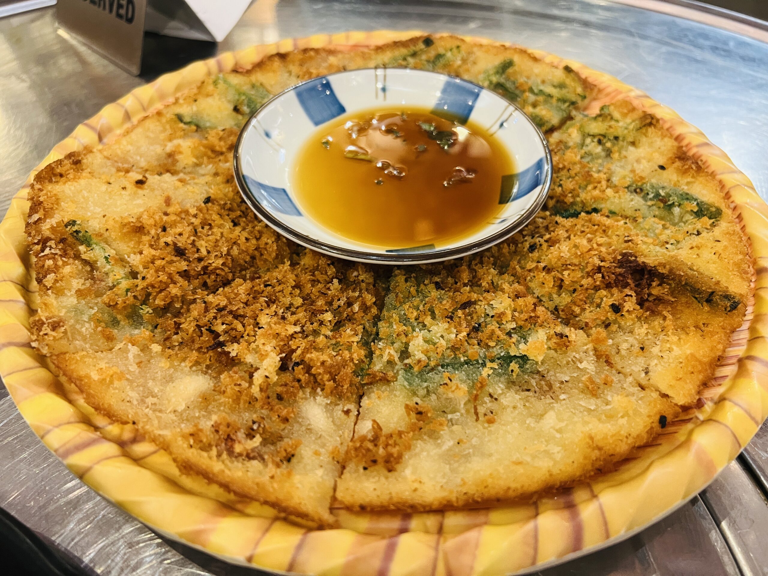 Gagahoho Ox-Tail Soup - Squid Leek Pancake