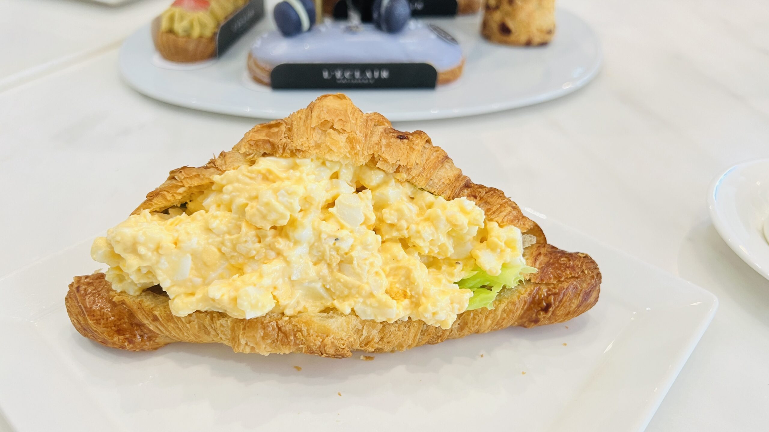 L’éclair Pâtisserie - Truffle Egg Mayo Croissant