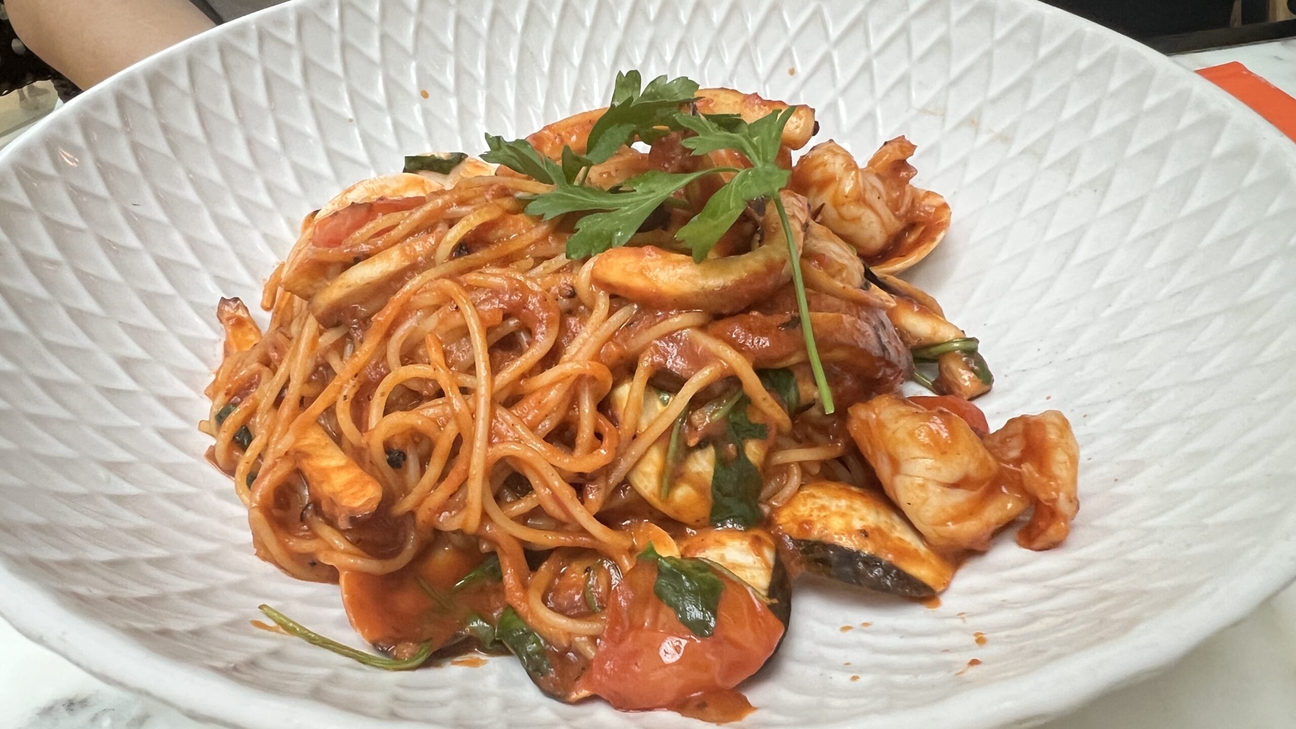 PS. Cafe Raffles Place - Seafood Spaghettini Arrabbiata