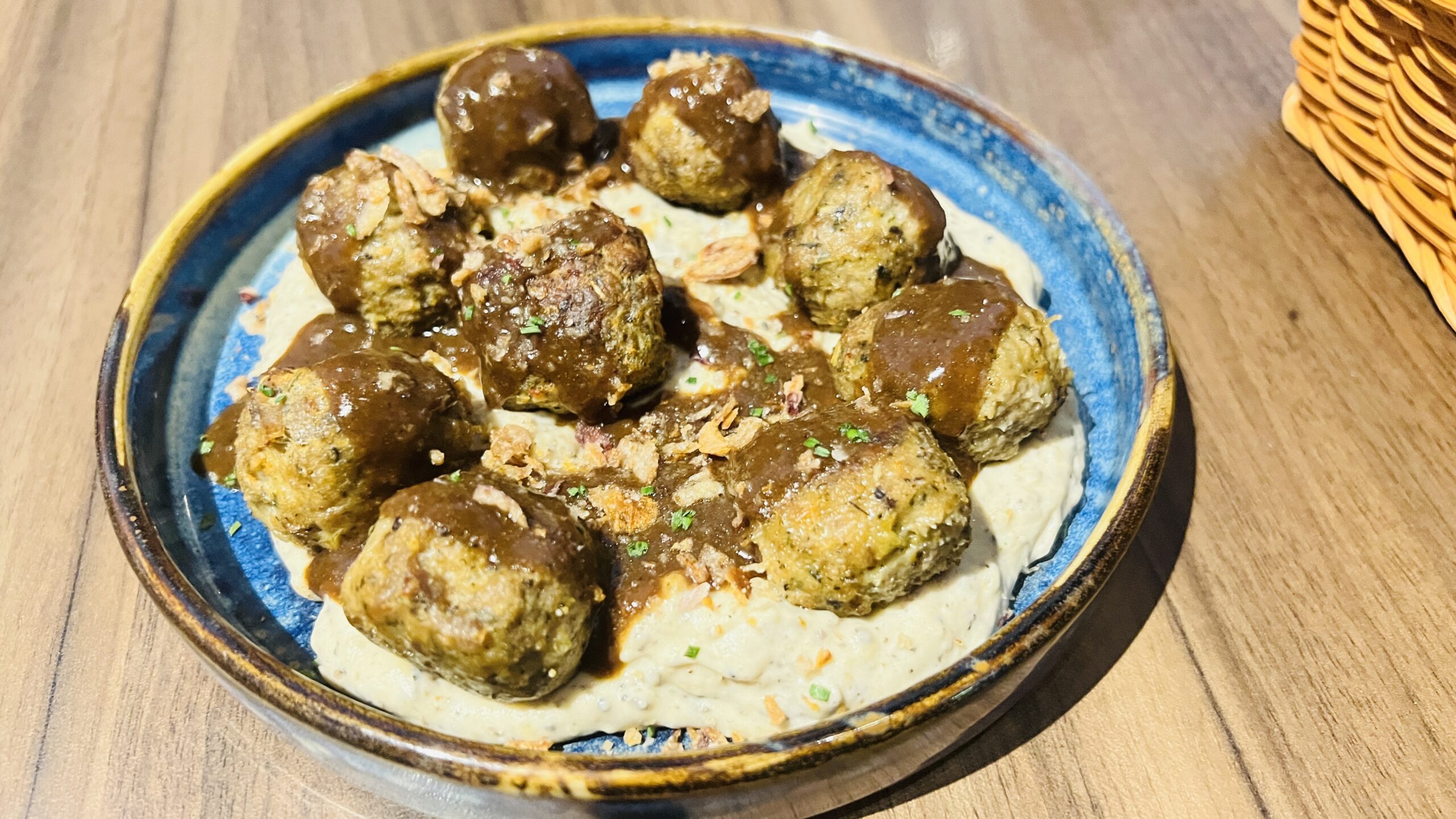 Hopscotch (Capitol) - Wagyu Meat Balls with Truffle Garlic Mash