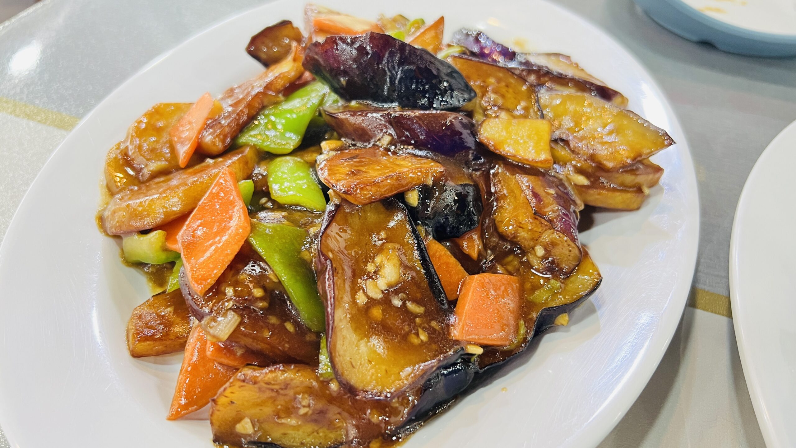 Wonderful Chinese Restaurant - Sauteed Green Pepper and Eggplant